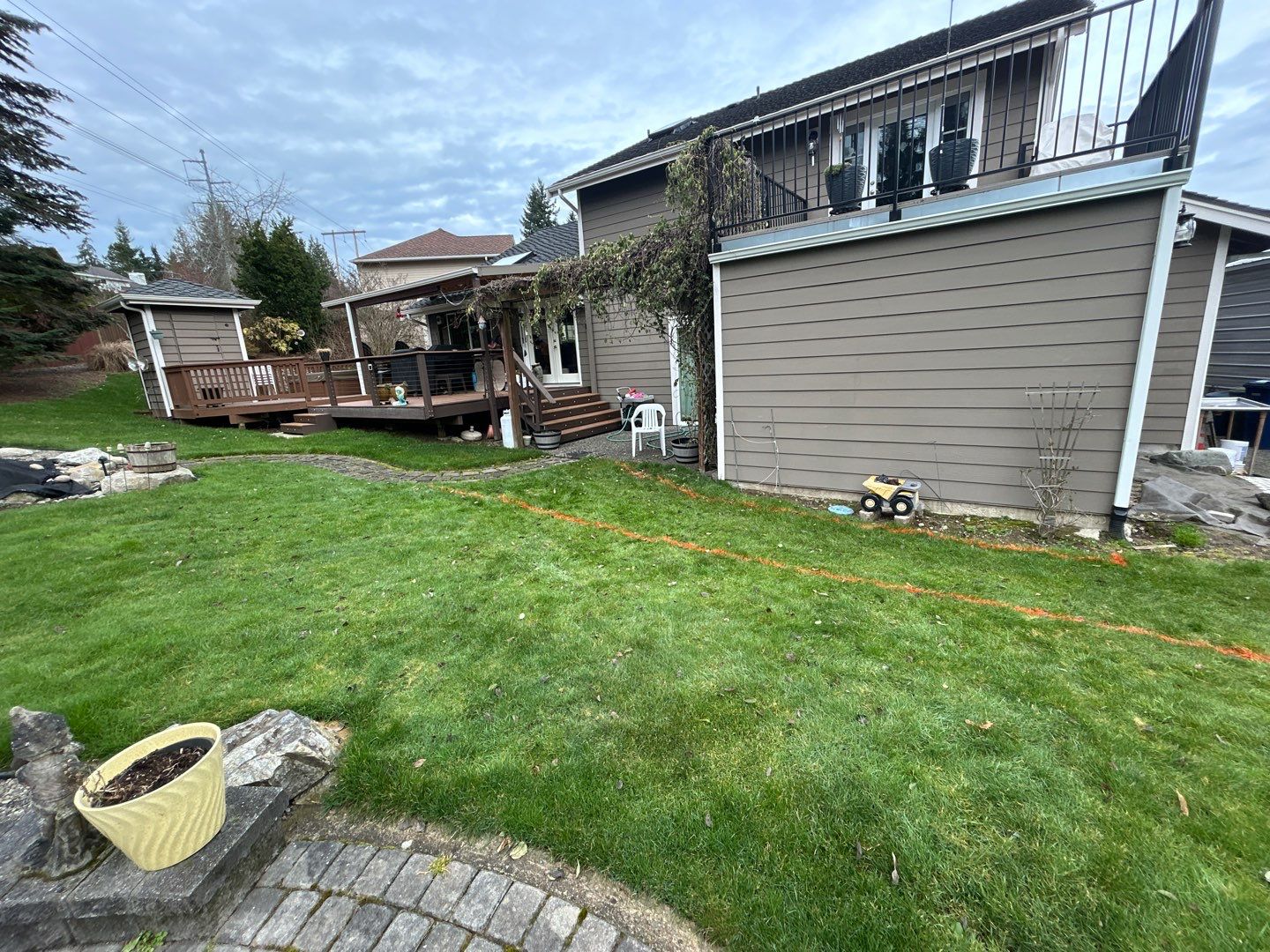 Wayne | Concrete patio & Walkway by Jireh Asphalt & Concrete Inc 