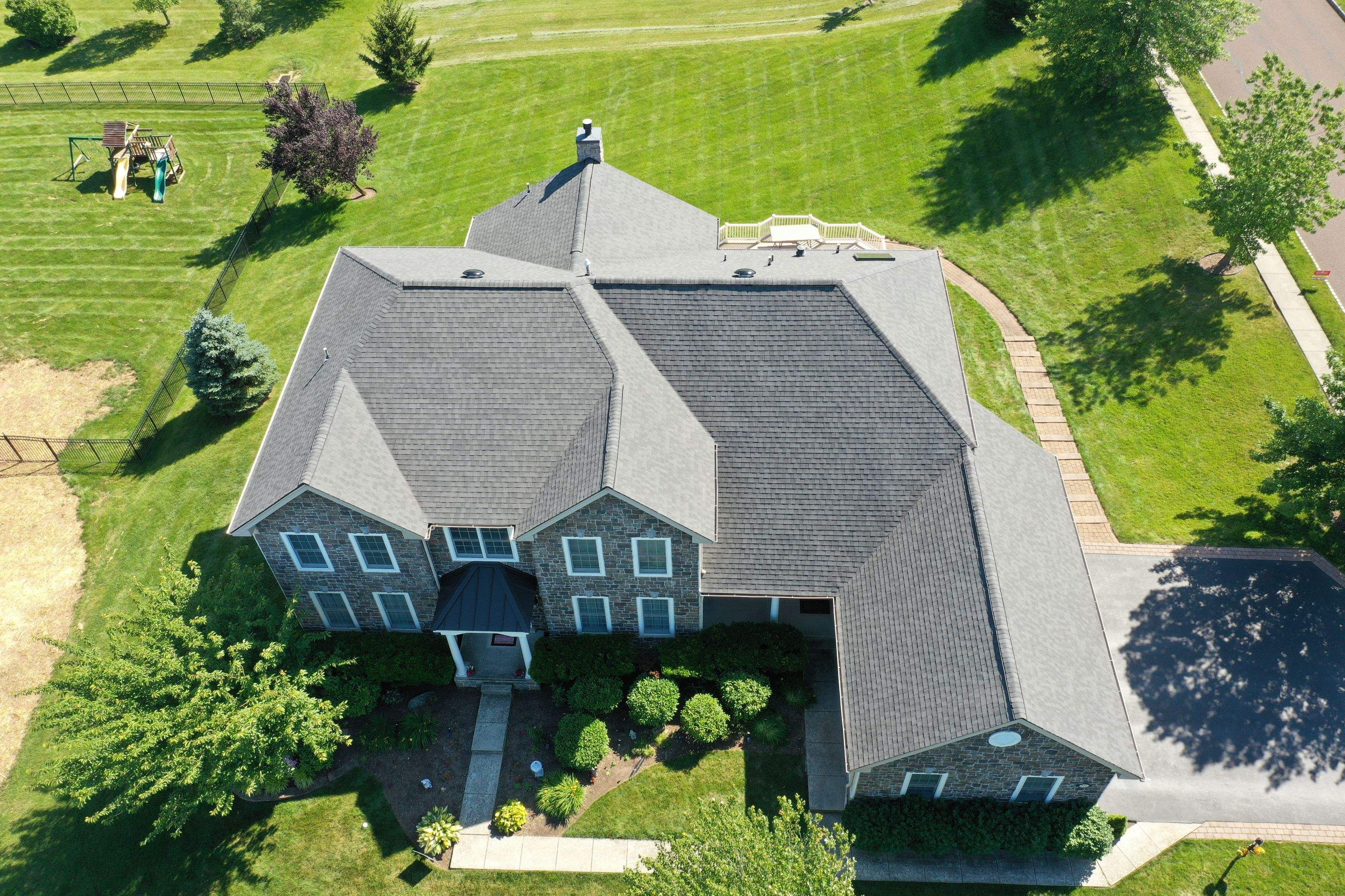 Roofing Installation using CertainTeed Landmark - Pewterwood by Storm Guard of Ches-Mont PA