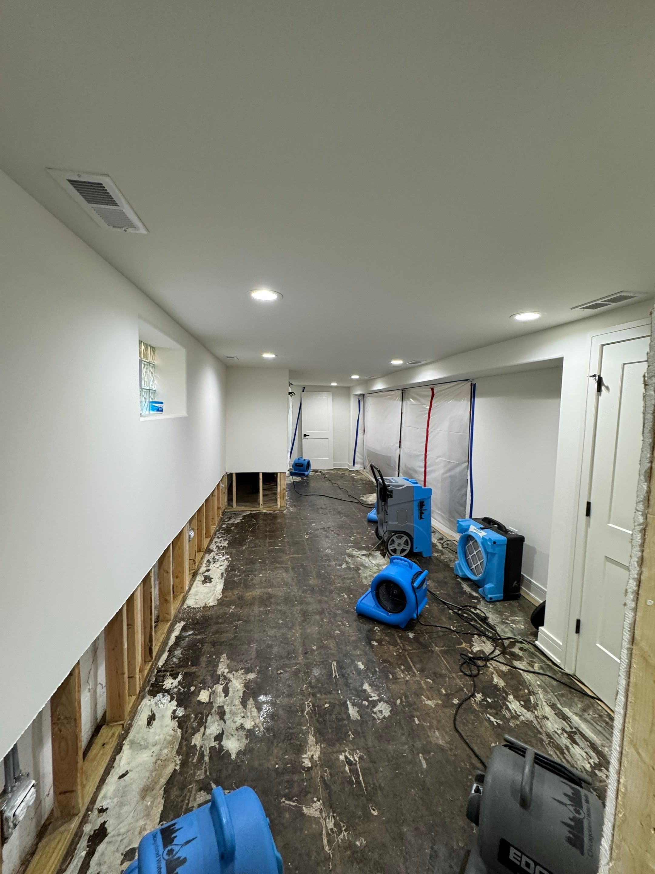 Basement Water Damage Mitigation and Structural Drying in Chicago by Chicagoland Water Medics