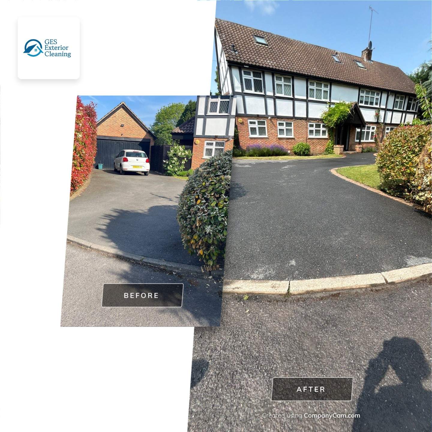 Tarmac Driveway And Patio Clean by Ges Exterior Cleaning ltd