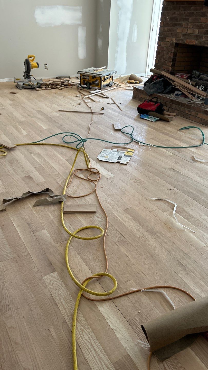 Hardwood Install & Refinish in Jacobean Satin  by Footprints Floors of Nashville