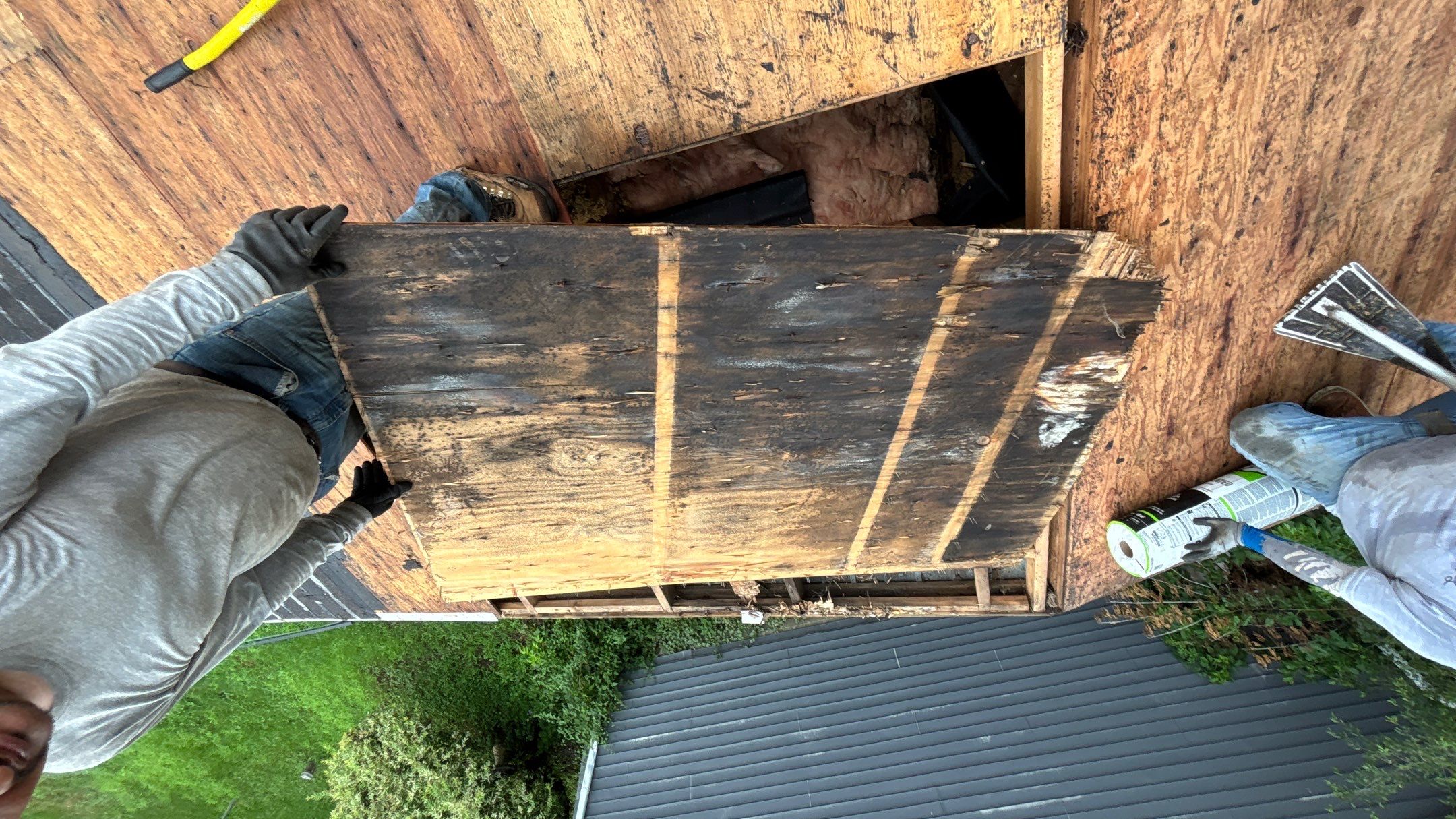 Roof Replacement using Owens Corning Slatestone Gray by 180 Contractors