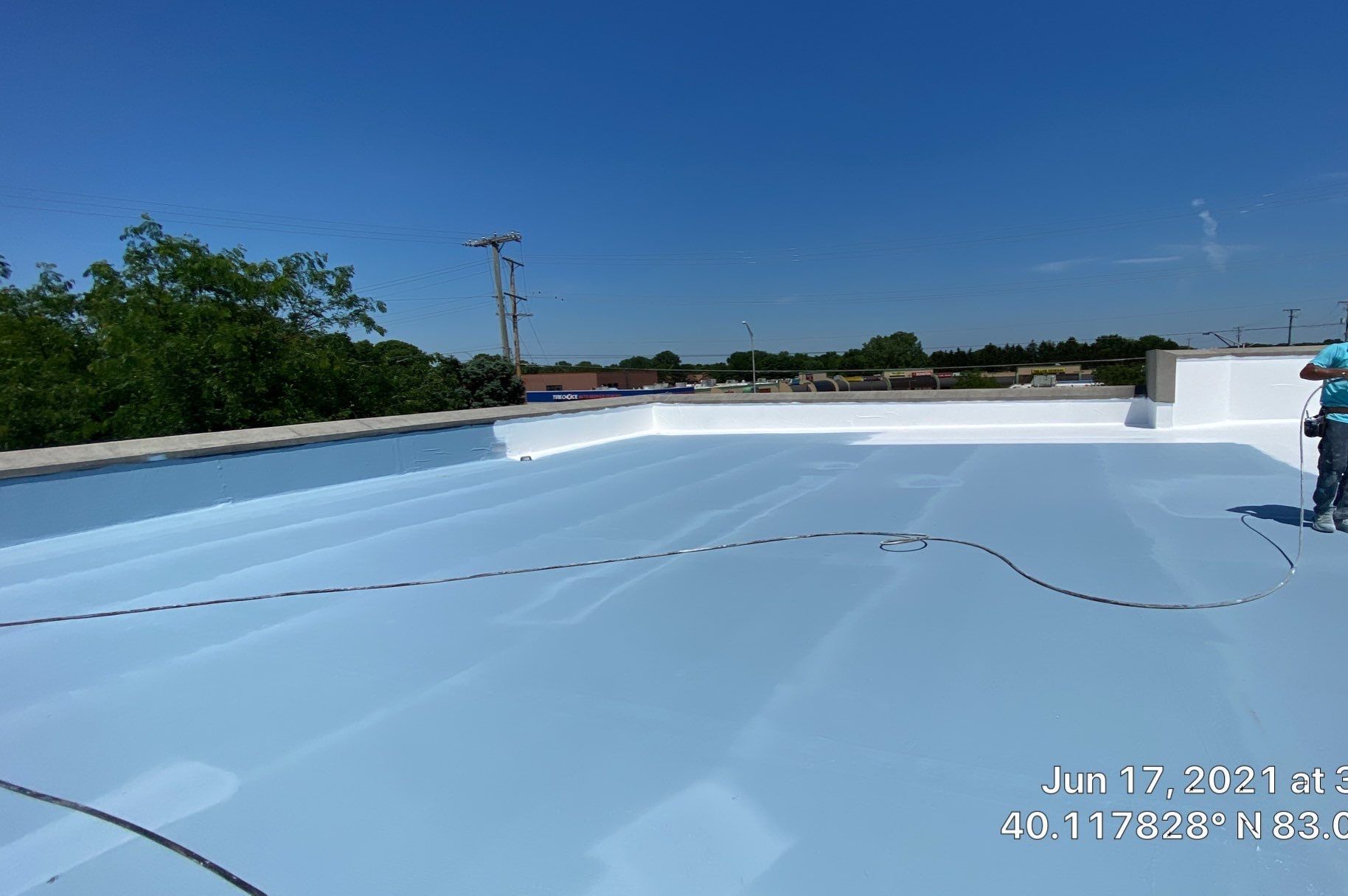 Fabric Reinforced Roof Coating by Gold Star Roofing LLC