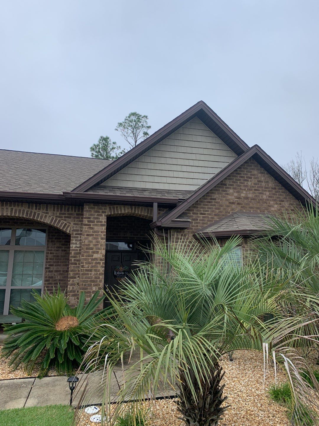 Replace gutter using Royal Brown in Panama City FL by Gutter Professors