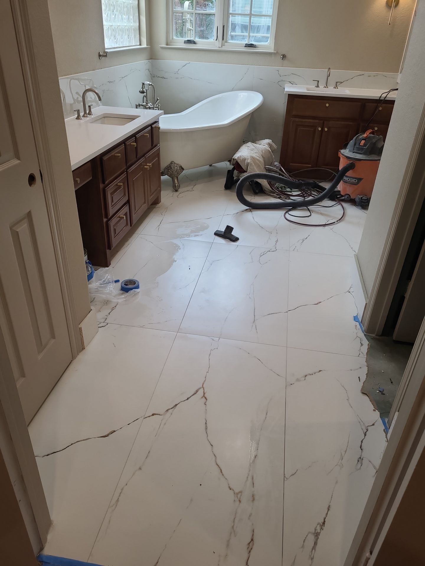 Bathroom Remodel and Closet in Cinco Ranch, TX by SophAlx LLC