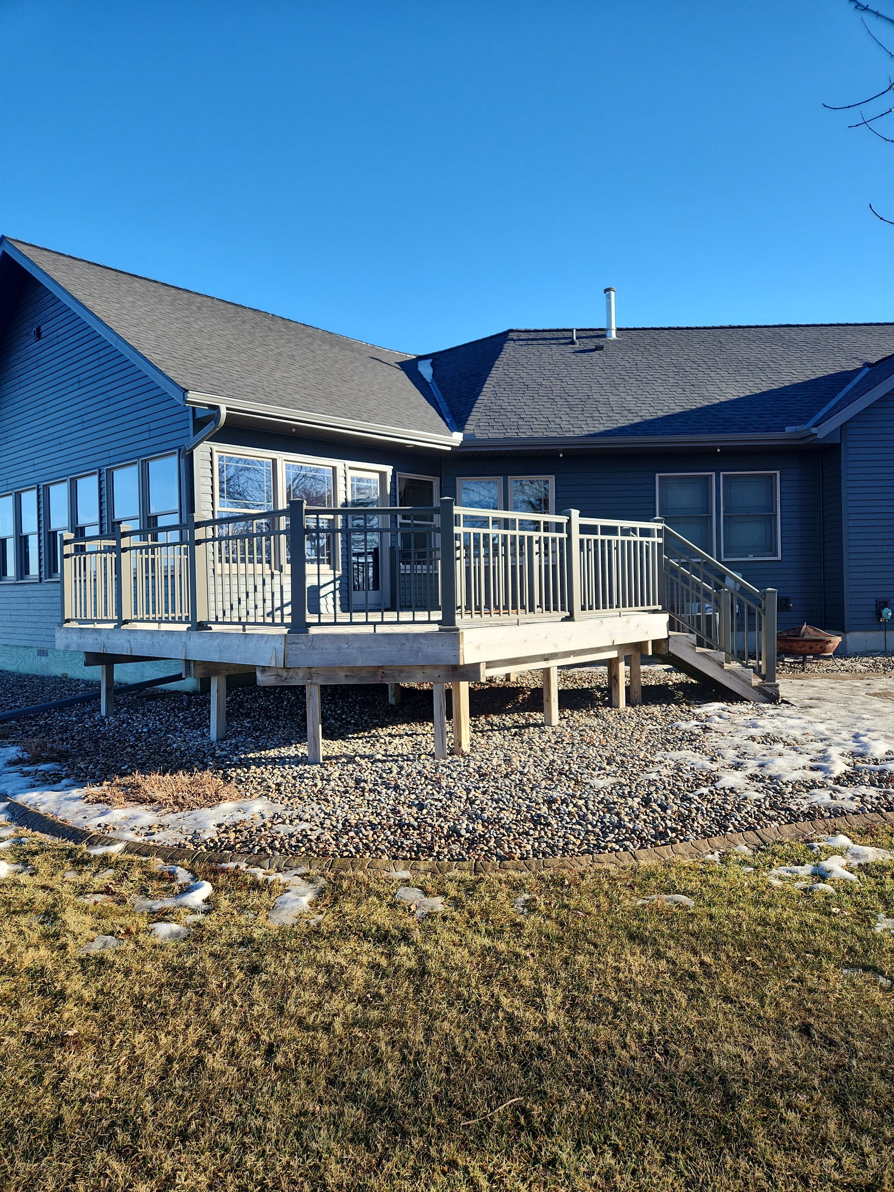 5" Gutters in Dawson by Next Level Seamless Gutters / Exteriors Inc.