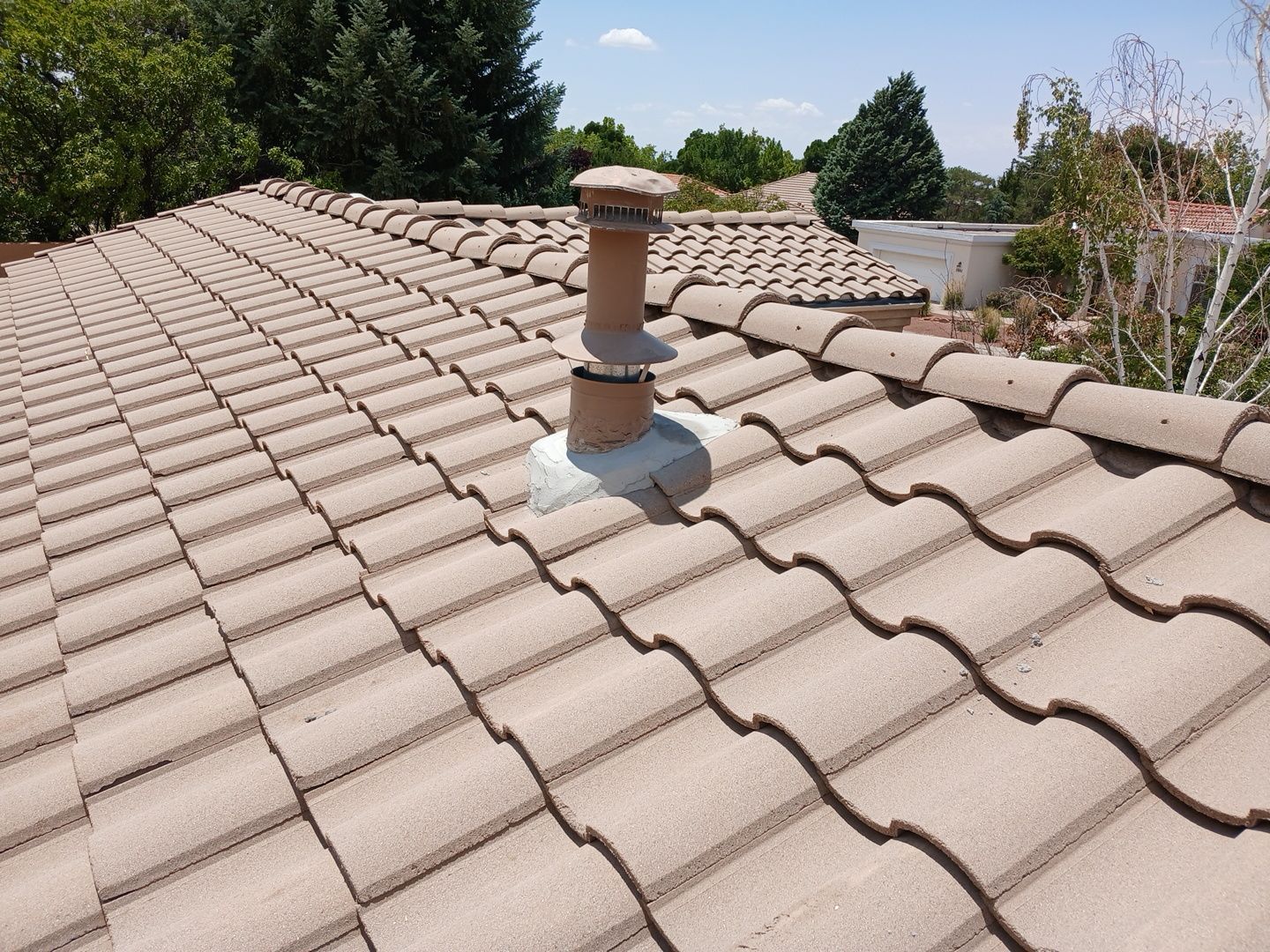 Tile and TPO Roof Maintenance and Gutter Cleaning in Sandia Heights by Doyle Roof Masters Inc
