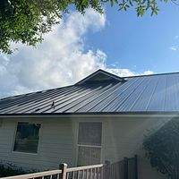 .032 Aluminum 1.5" Mechanical Seam Dark Bronze  by Total Roofing System The Metal Roof Experts