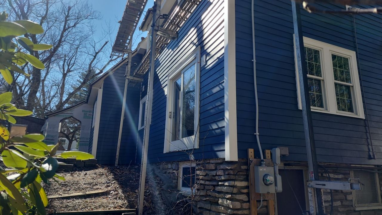 Siding Installation using James Hardie by UBrothers Construction