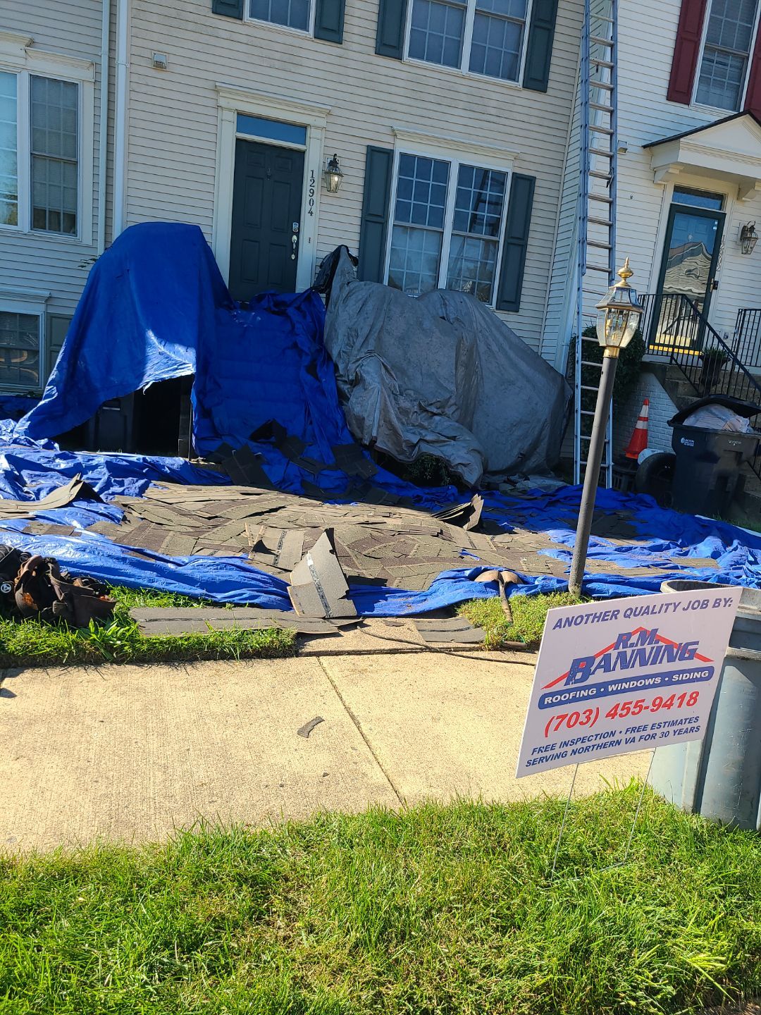 Woodbridge: Residential Roof Replacement with CertainTeed Landmark Pro Designer Shingles in Max Def Georgetown Gray by RM Banning, Inc.