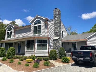 Gutter Installation using 6" Half Round Copper Gutter in Wareham, MA