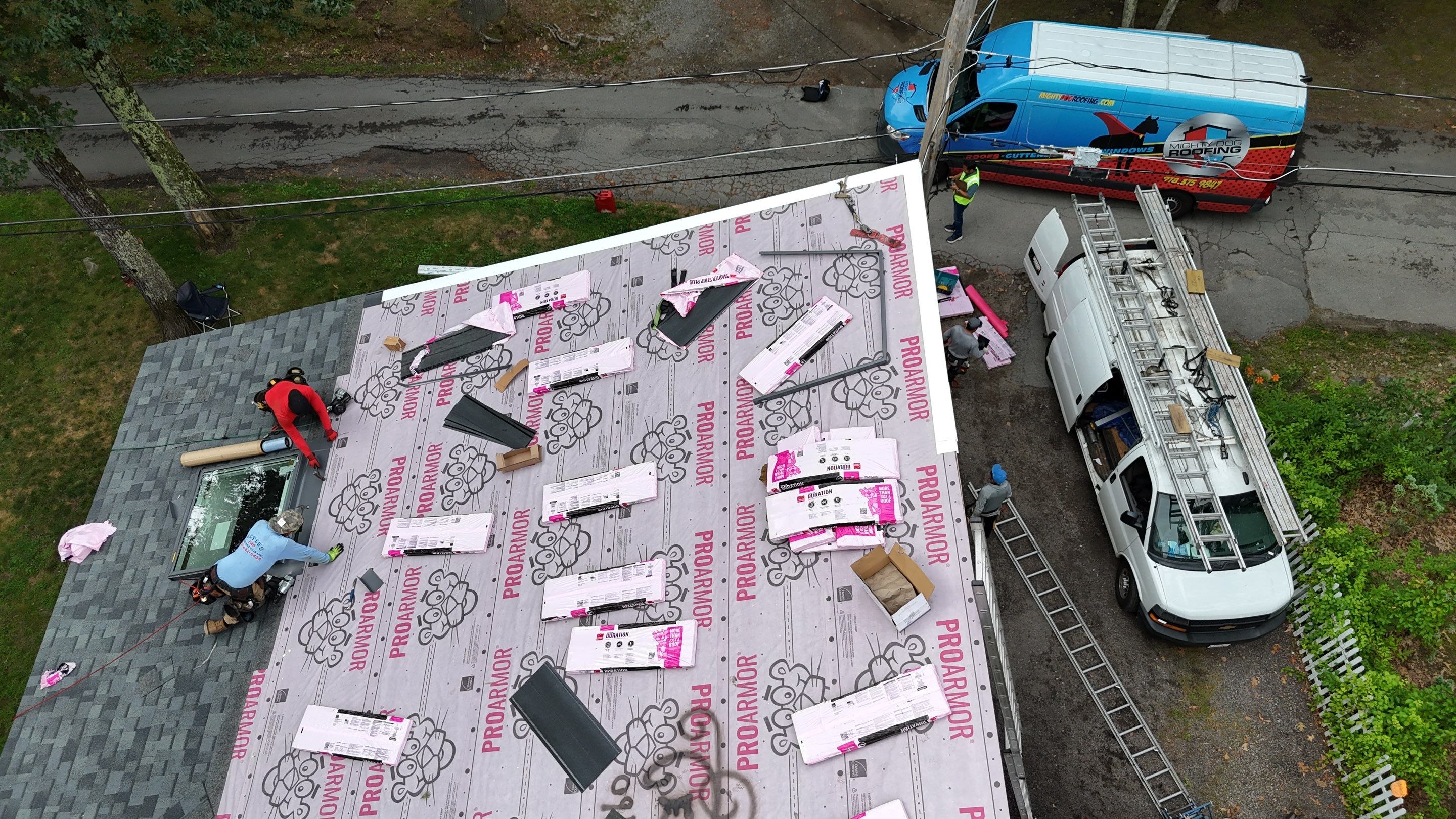 Roof, Window, and Wall Flashing Upgrade in Groton, MA by Mighty Dog Roofing of Greater Middlesex County
