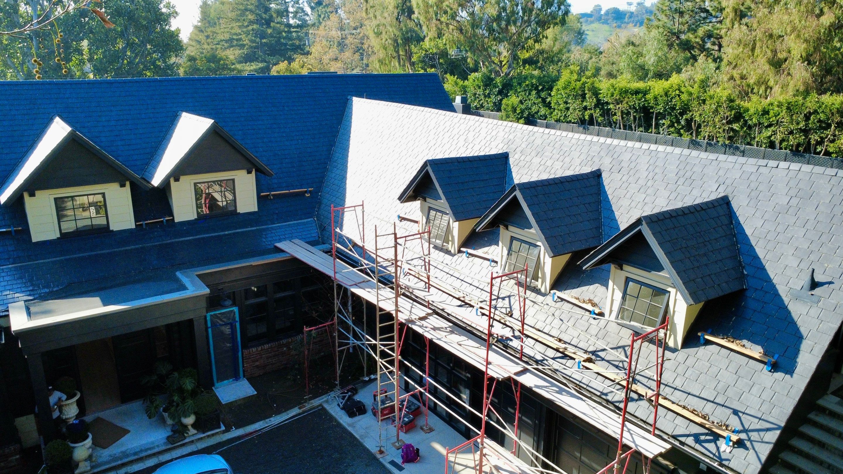 Synthetic Slate Tile Project in Brentwood by Hull Brothers Roofing
