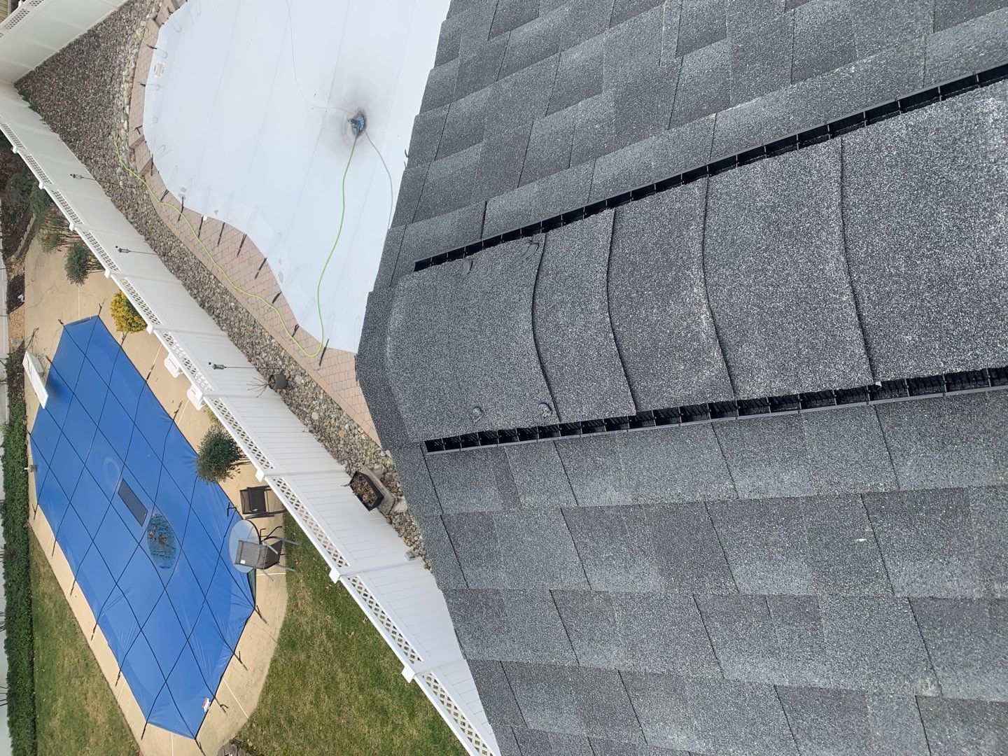 Roof Replacement with GAF Decotech integrated solar panels by American Home Contractors