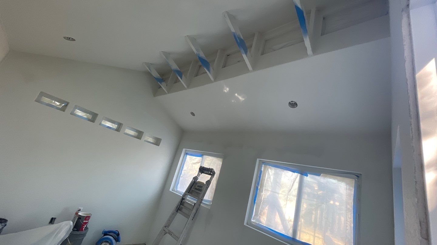 Outdoor Office Shed Interior Remodel in Longwood: From Drywall to Paint by HandyMangum