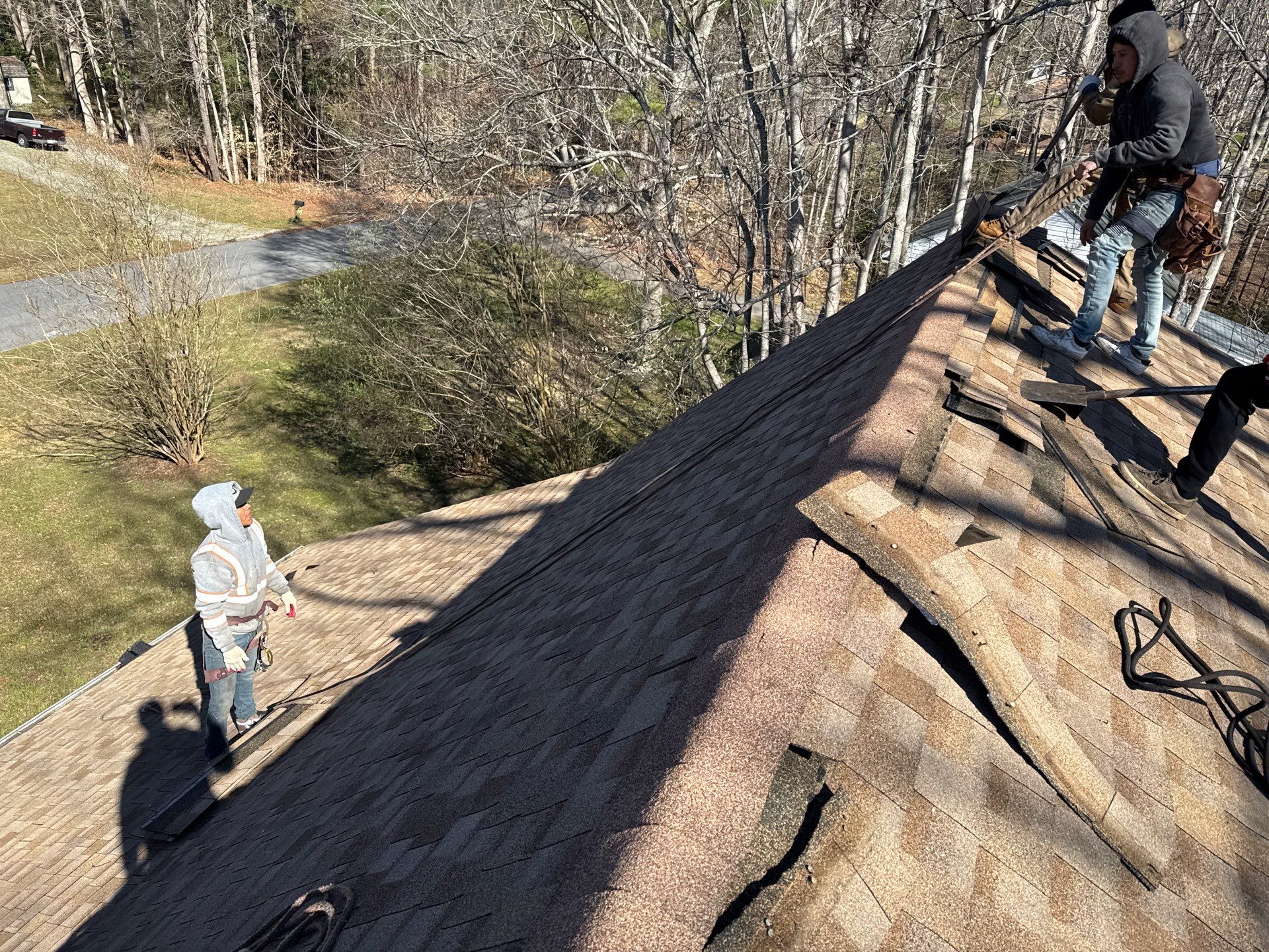 Complete Roof Replacement and Plywood Decking Repair in Quinton by Cade Construction