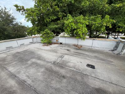 Commercial Roof Restoration and HVAC Flashing Repairs in Pompano Beach