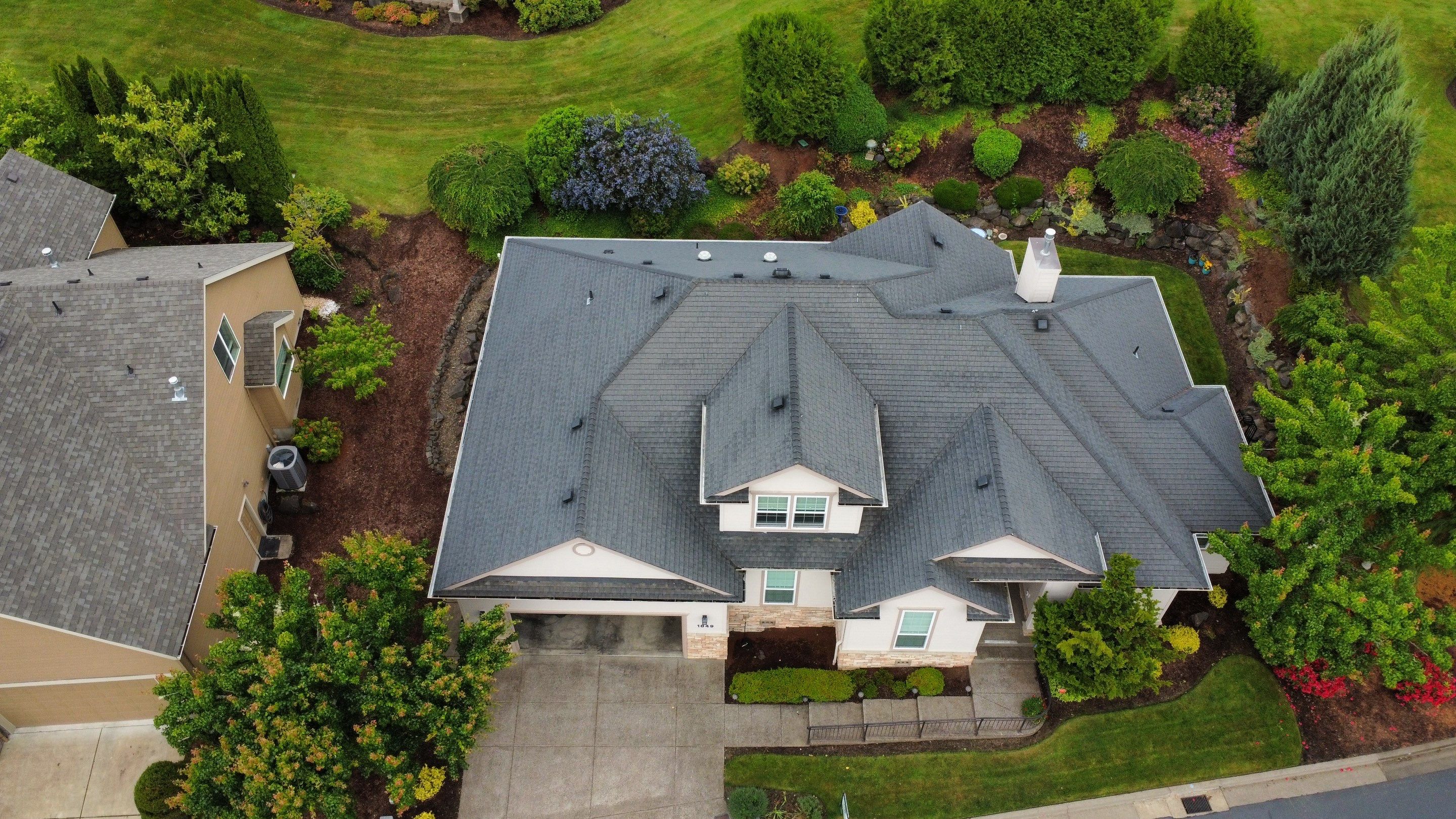 Residential Roofing Installation using IKO Dynasty (Color: Shadow Brown) by Orezona Building & Roofing Company, Inc.