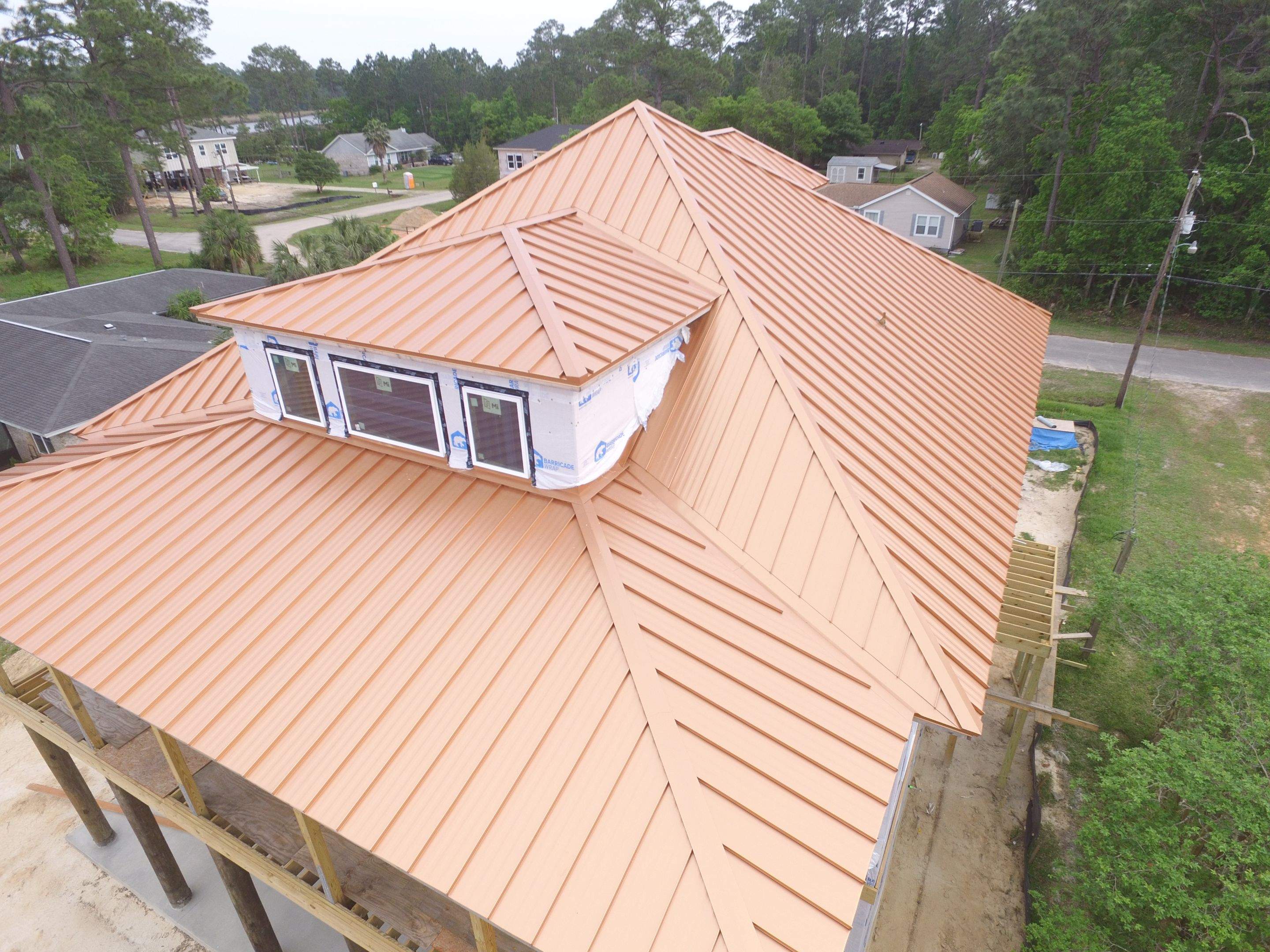Standing Seam Install by Professional Roofing Company