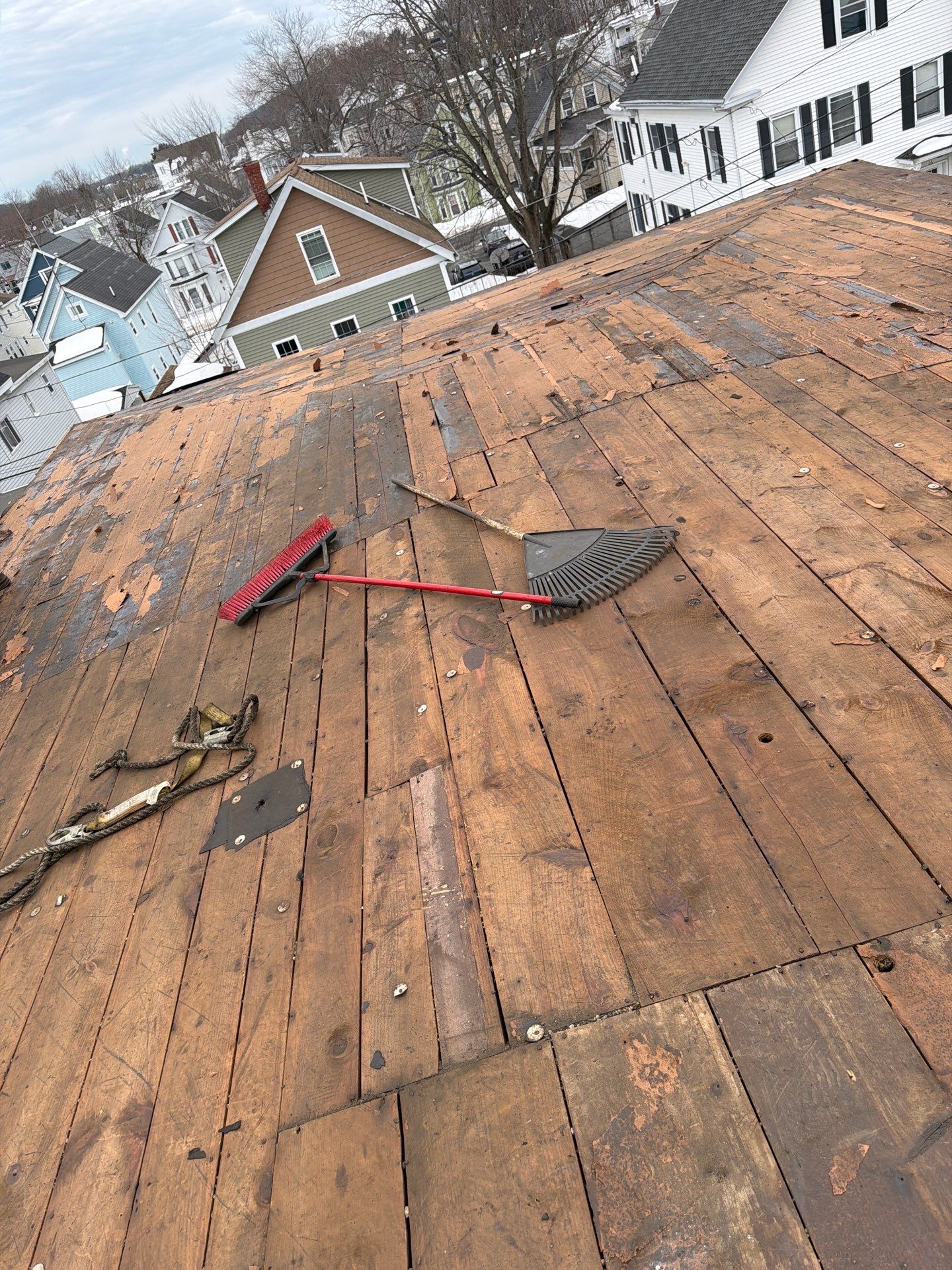 Gravel Roof Tear-Off & EPDM Rubber Roof Conversion in Haverhill, MA by JOHNNYS PRO