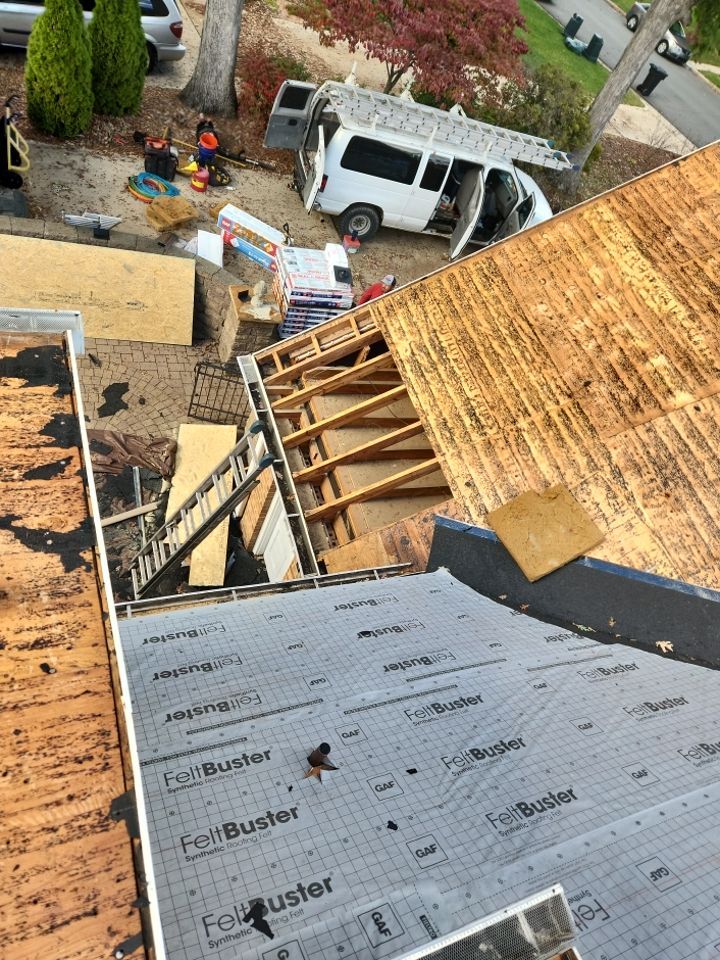 New Roof and 6 inch Gutters by Just In Time Roofing and Restoration