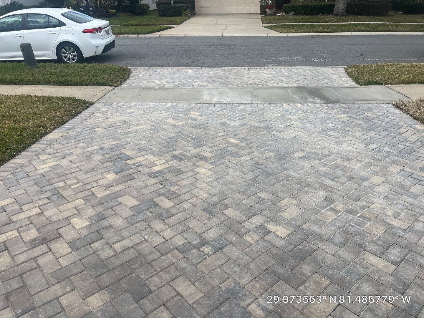 Pavers using Concrete Sealant by DuraSeal