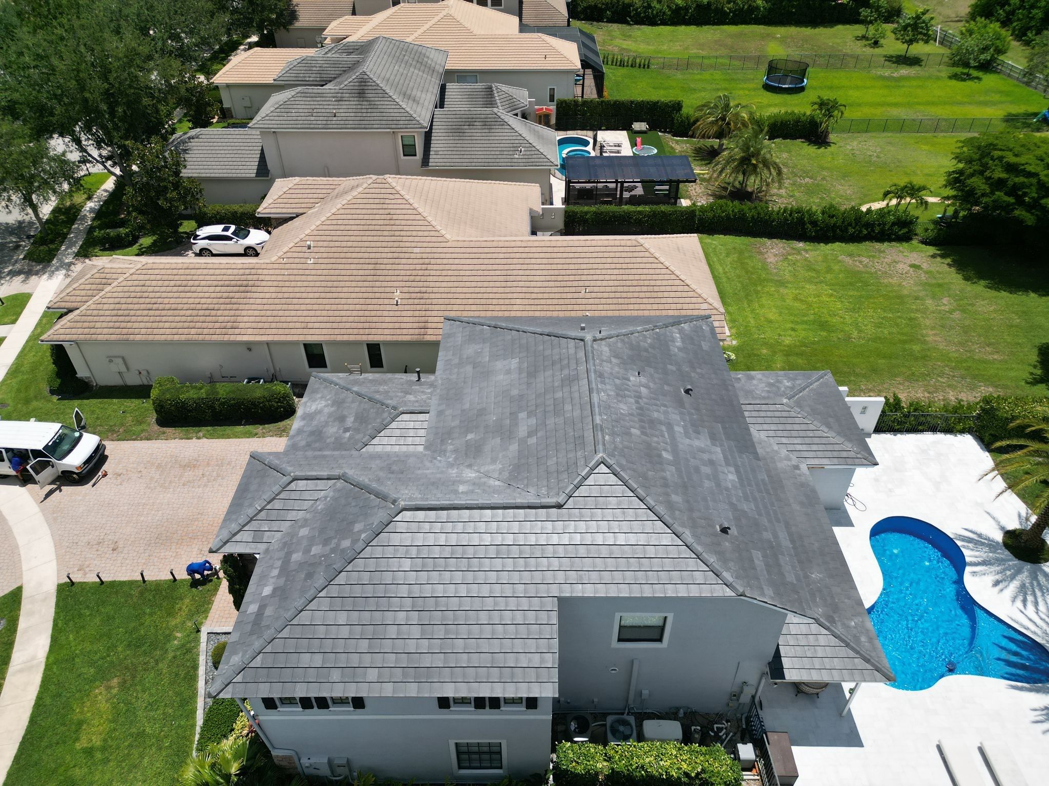 Residential Roofing Installation using Westlake Roofing Tile by BLUES BROTHERS ROOFING