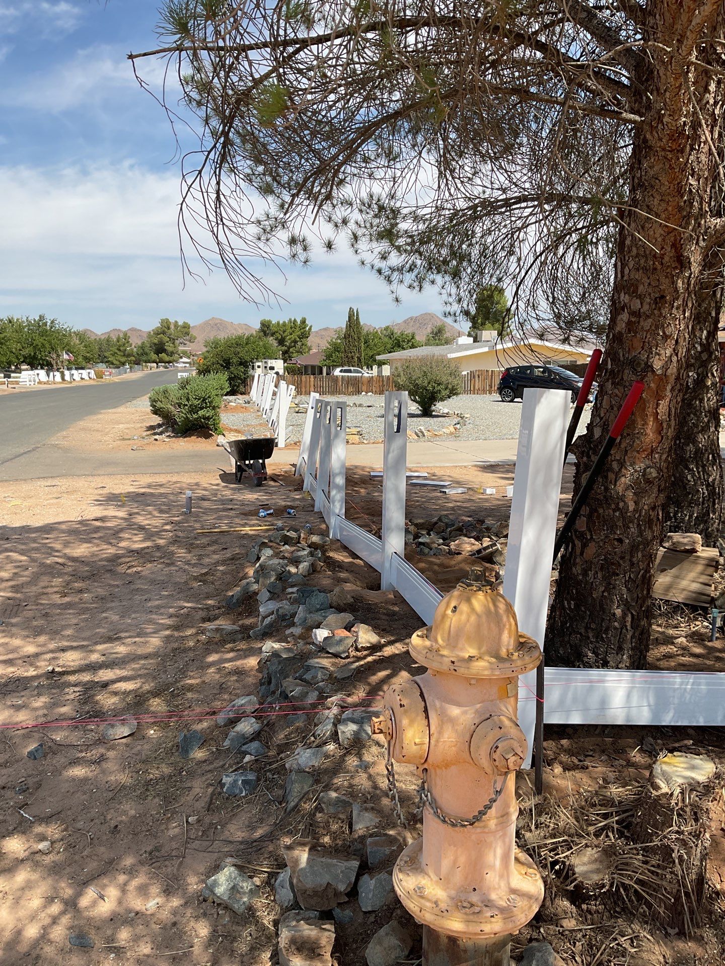 Fence Installation using Vinyl by Fence Guys Inc. 