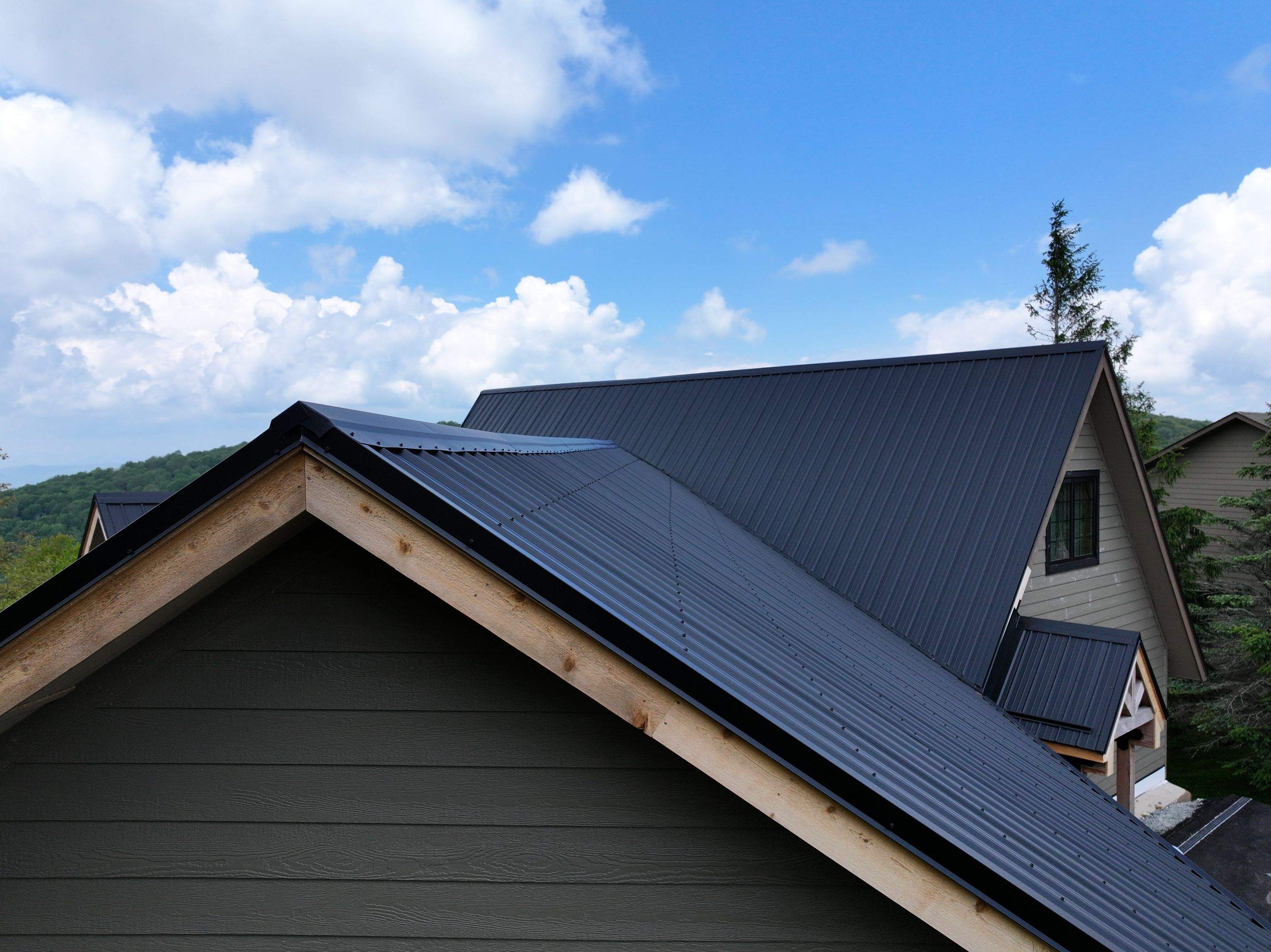 Textured Black AG Panel by Omnia Roofing