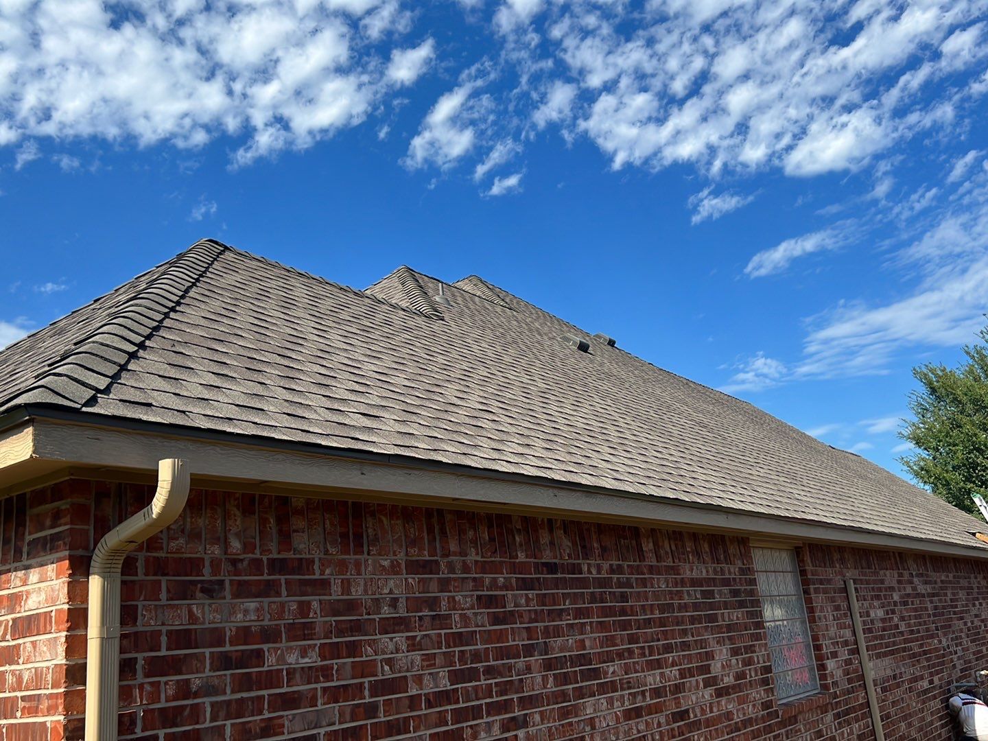 Reroof using GAF HDZ - Weathered Wood by Castillo Roofing