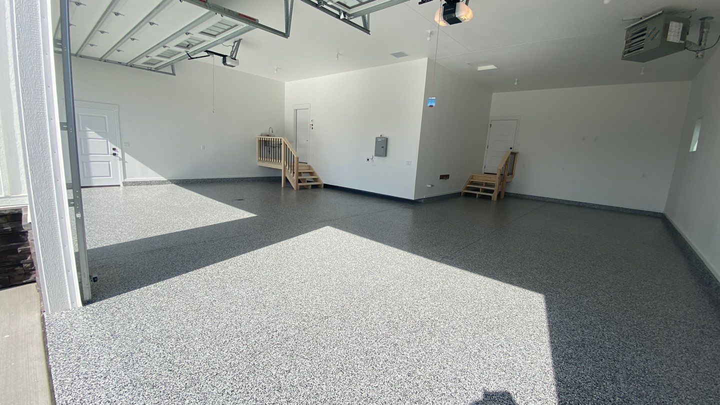 Garage using Domino  by Select Painting, Coatings & Garage Cabinets