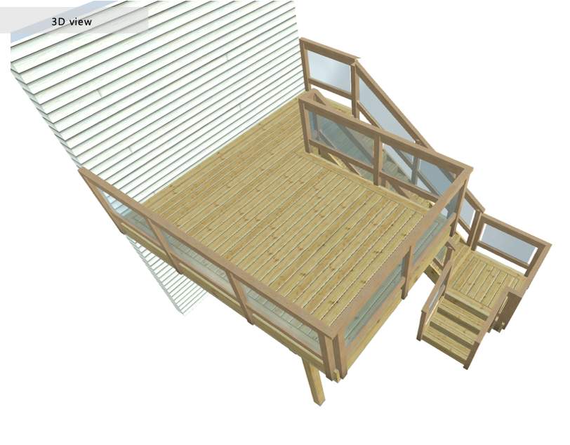 Tigerwood Masterpiece by Alki deck builders 