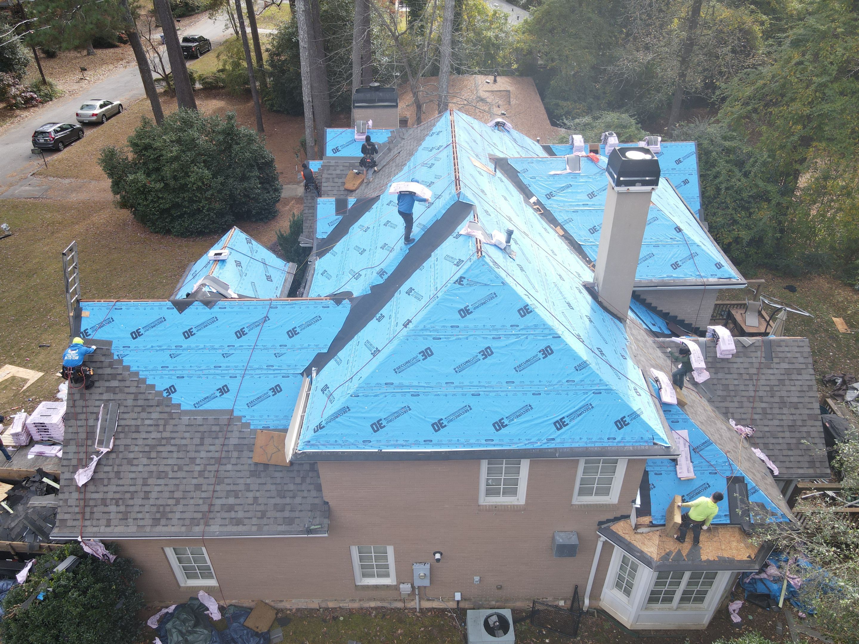 Residential Roofing Installation using Owens Corning by Inspector Roofing and Restoration