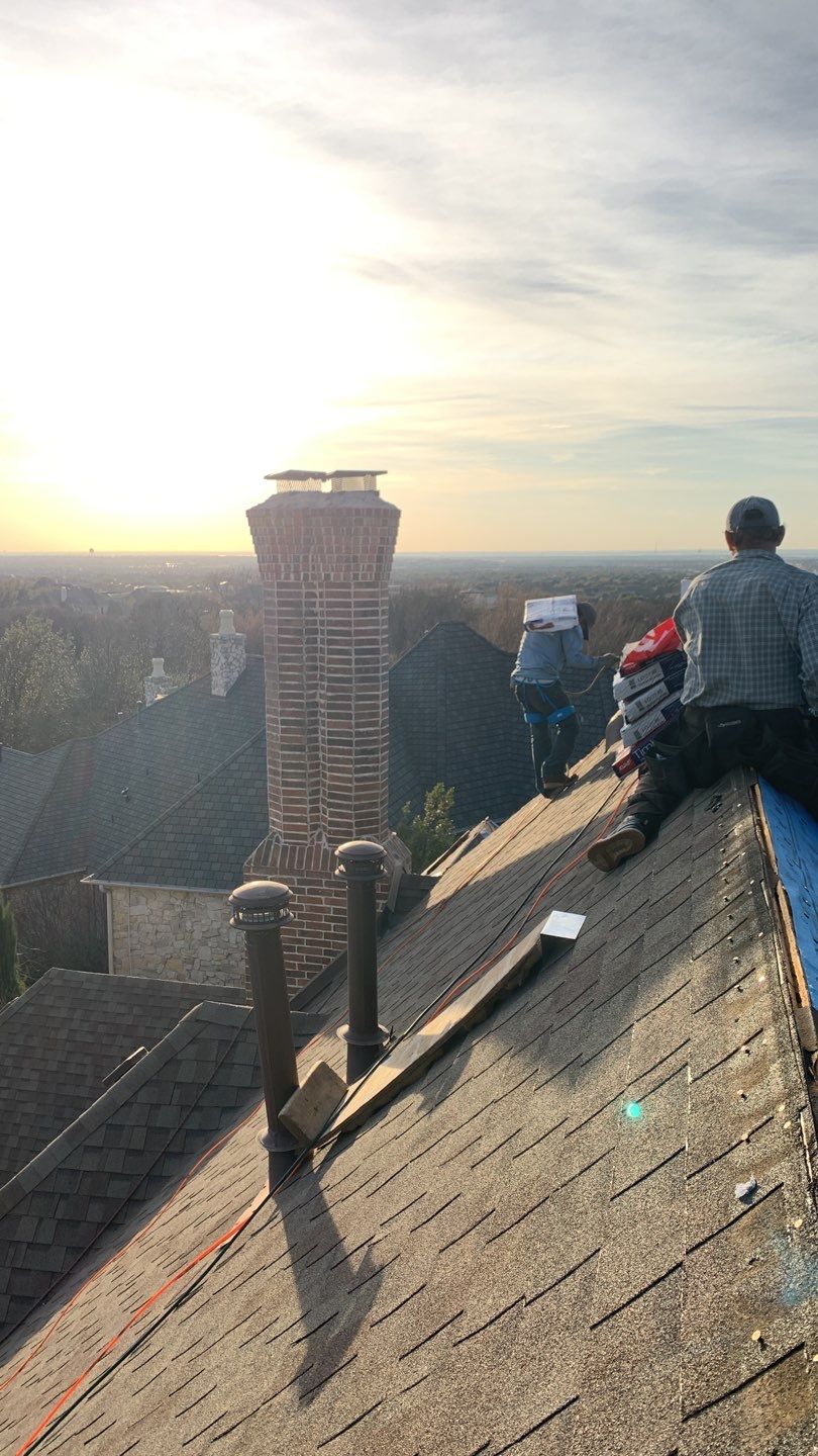 Full Roof Replacement On Beautiful Home in McKinney Texas by Elite Roofing LLC