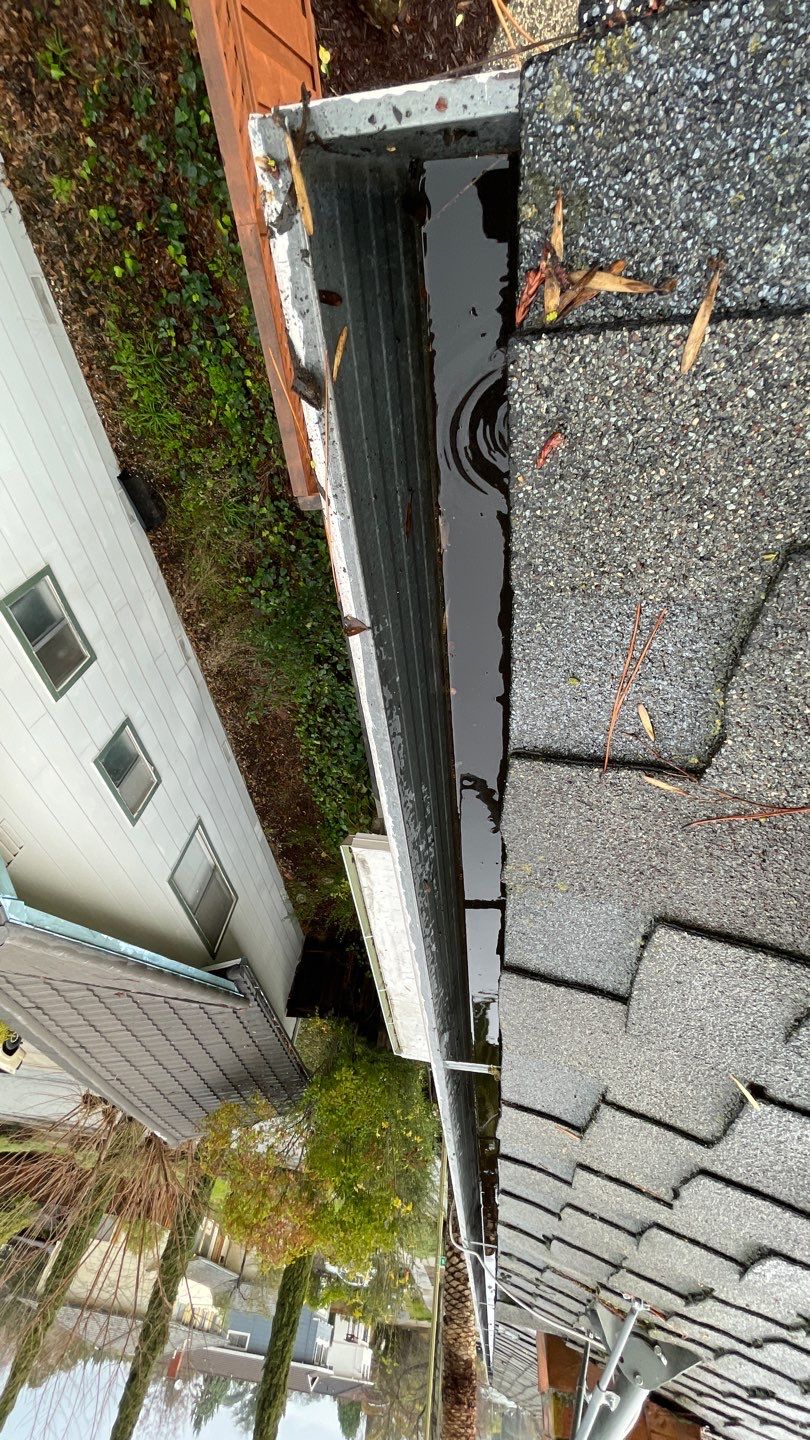 San Jose Gutter Cleaning on a 2 story home by All One Solar Shine