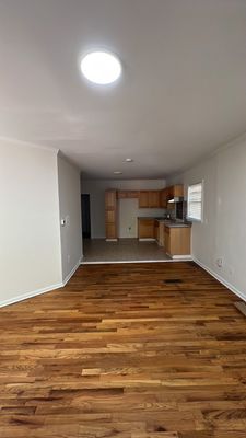 Atlanta Interior Renovation Featuring Hardwood Floors and New Paint