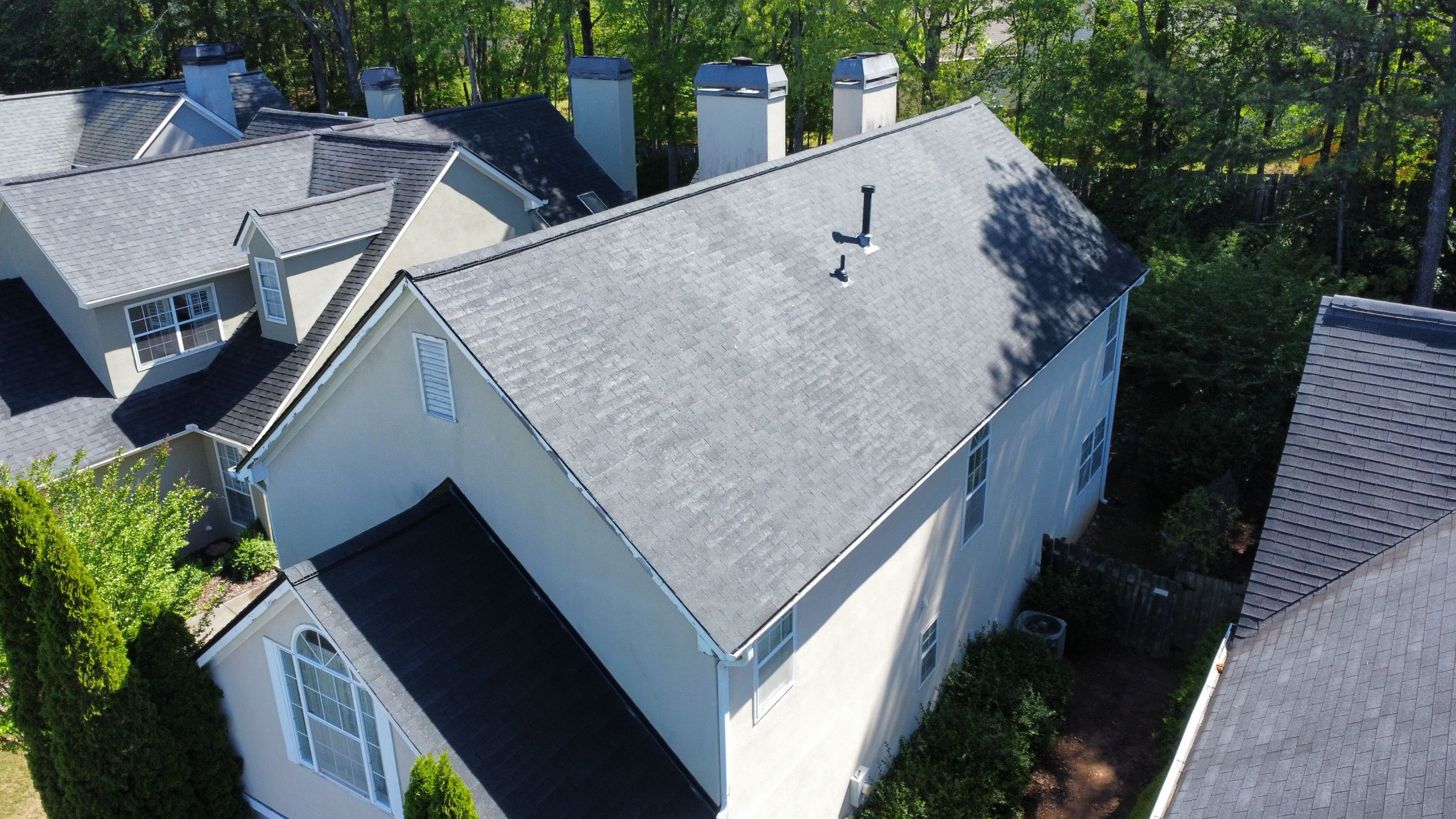 Roswell, GA Roof Replacement GAF Royal Sovereign Charcoal by Reset Roofing