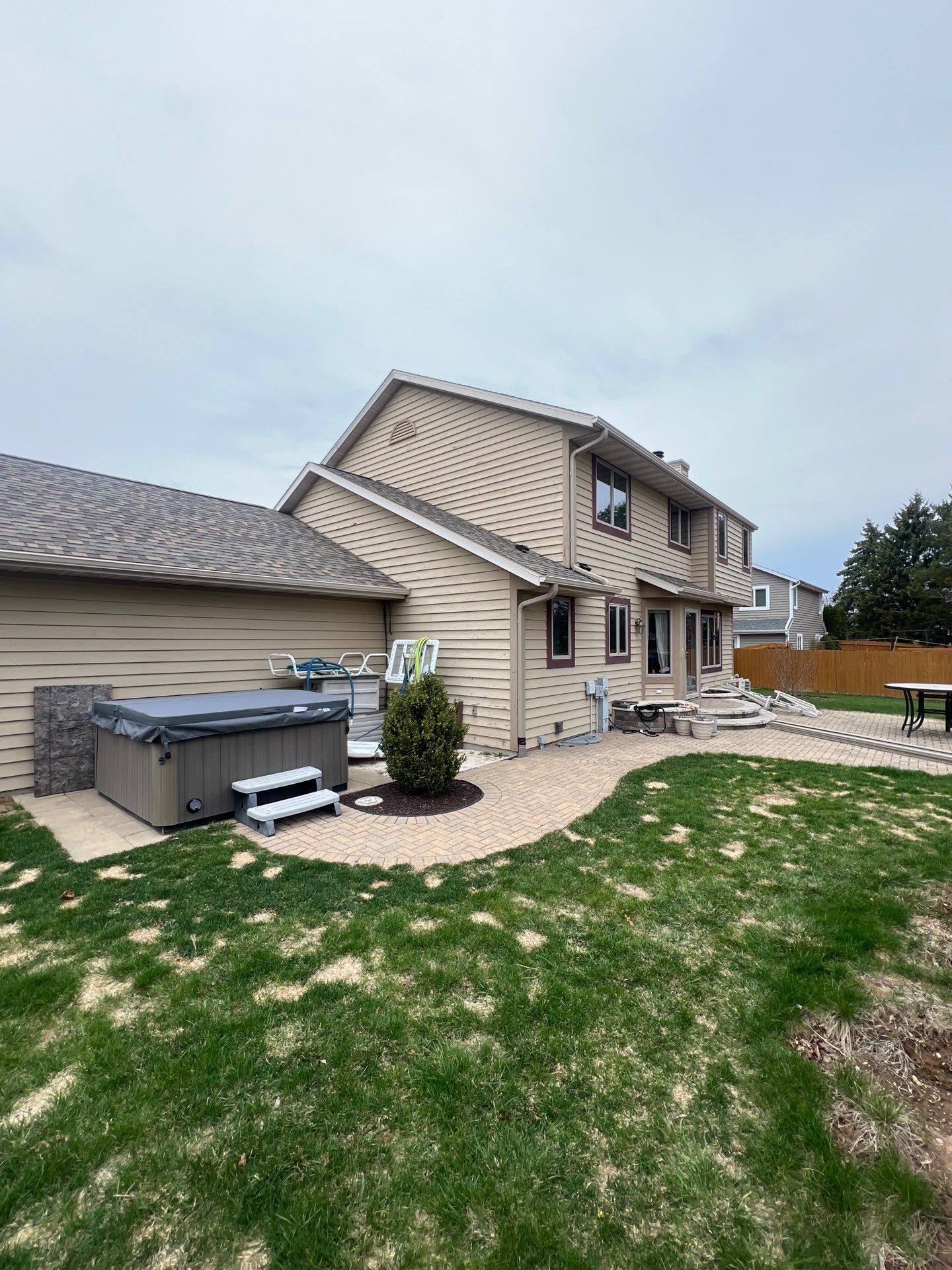 Bye Bye Cedar Siding ! Hello Misty Shadow!  by Gellings Roofing & Siding