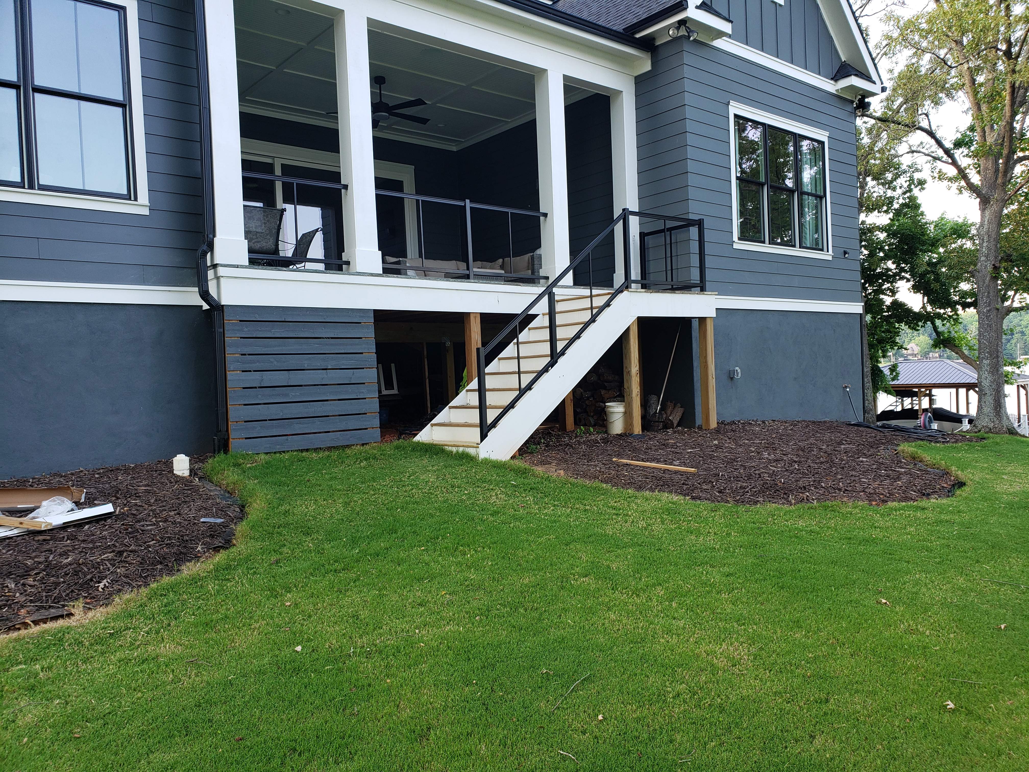 Deck Expansion w/ Cable Railing by A Step Above Handy LLC 