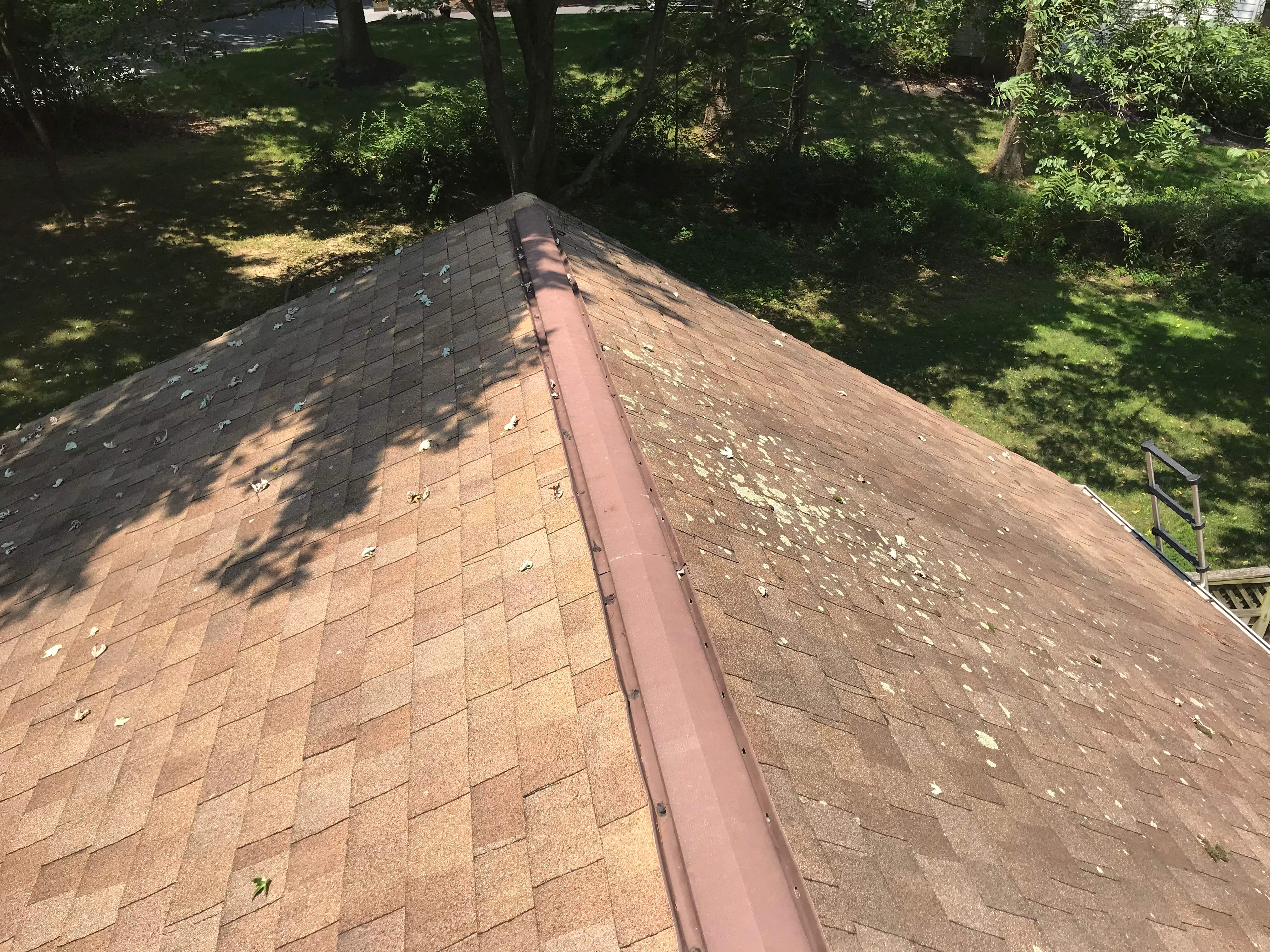 Residential Roofing Installation using Landmark Shingles Color Weatherwood by Alpha Design Services