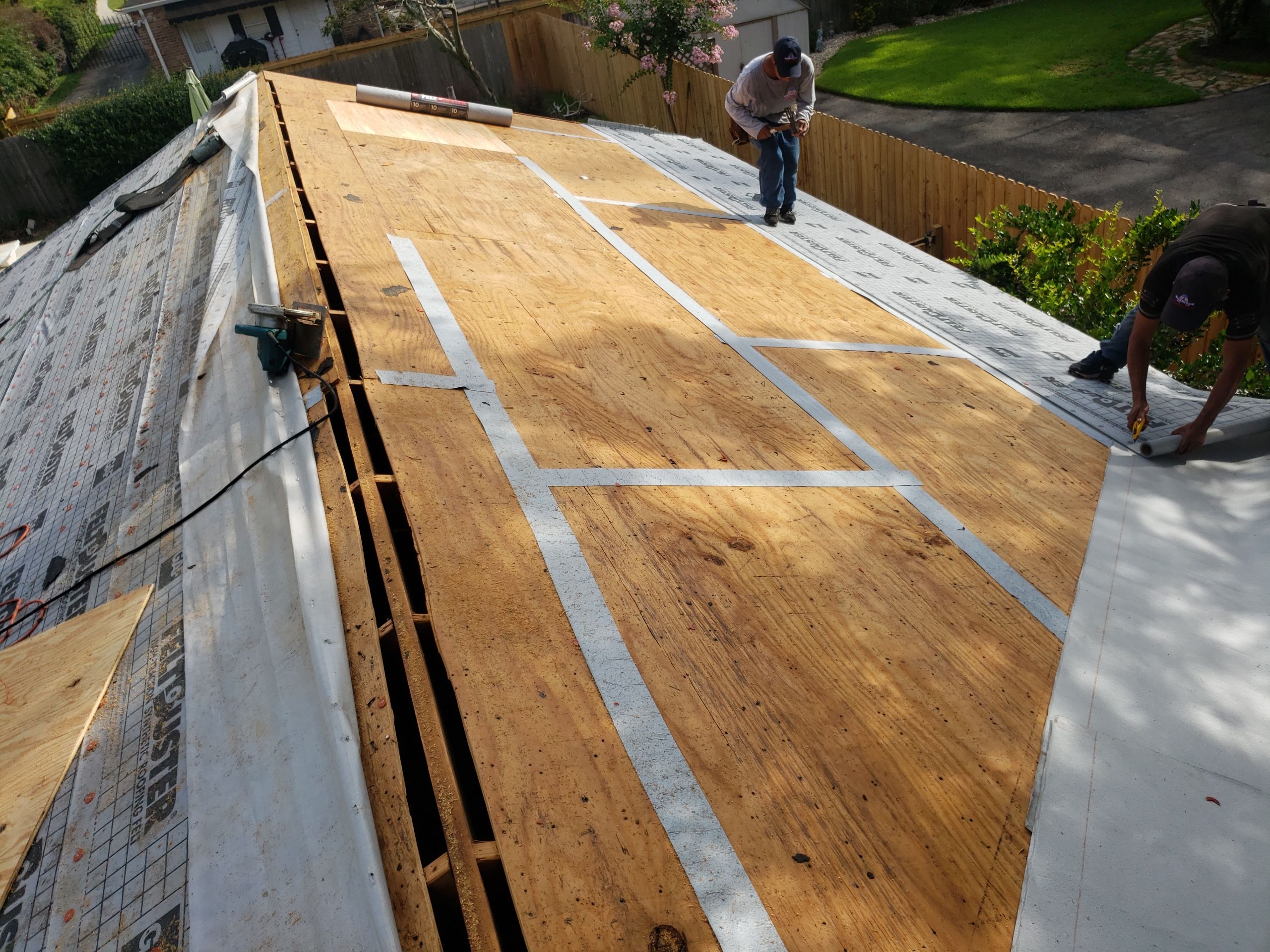Residential Roofing Installation using Roof Replacement by American Roofing & Construction LLC