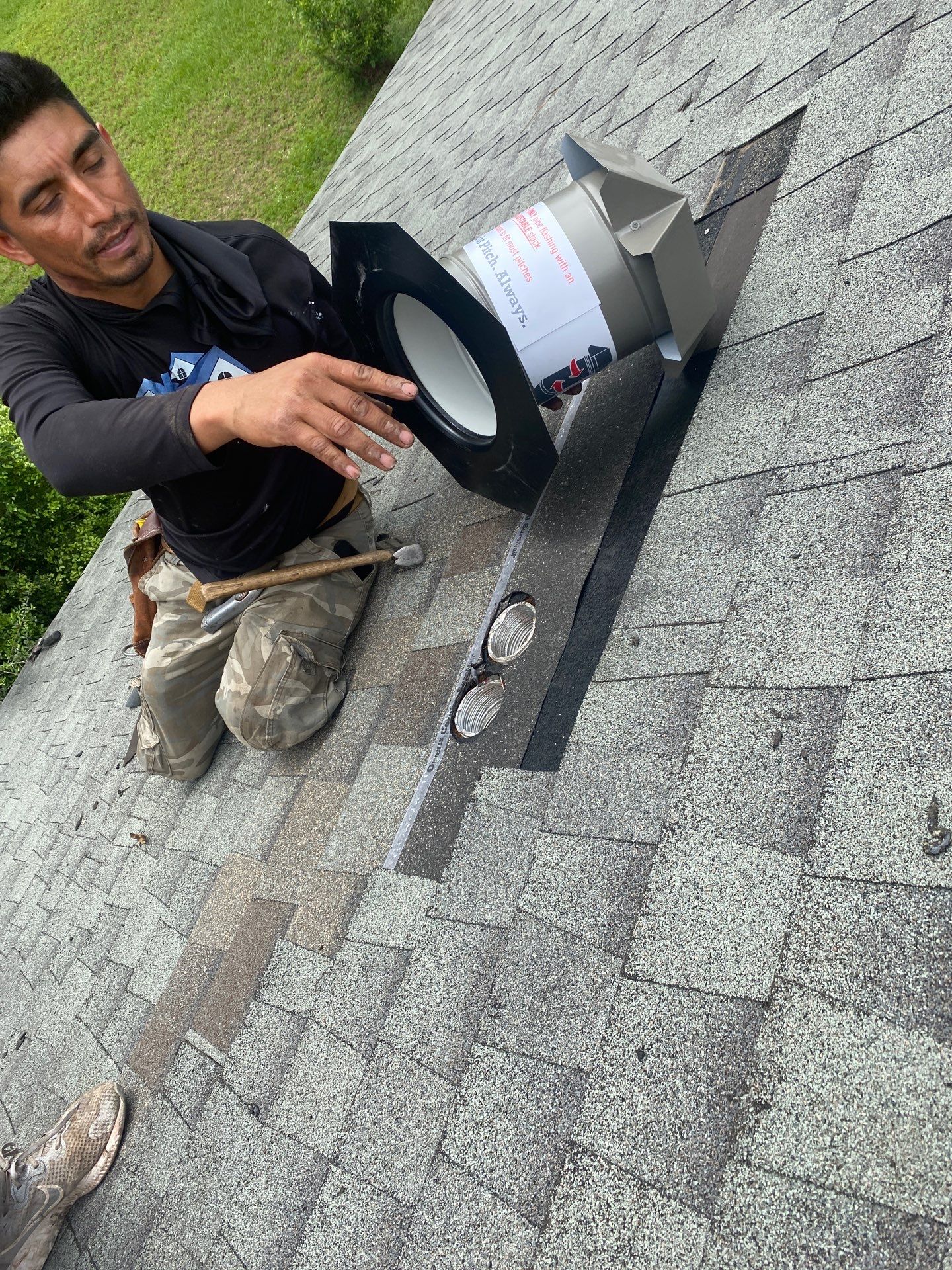 Hail Damage using Owen's Corning Duration (Lifetime) Shingles by Roof Repair Services LLC