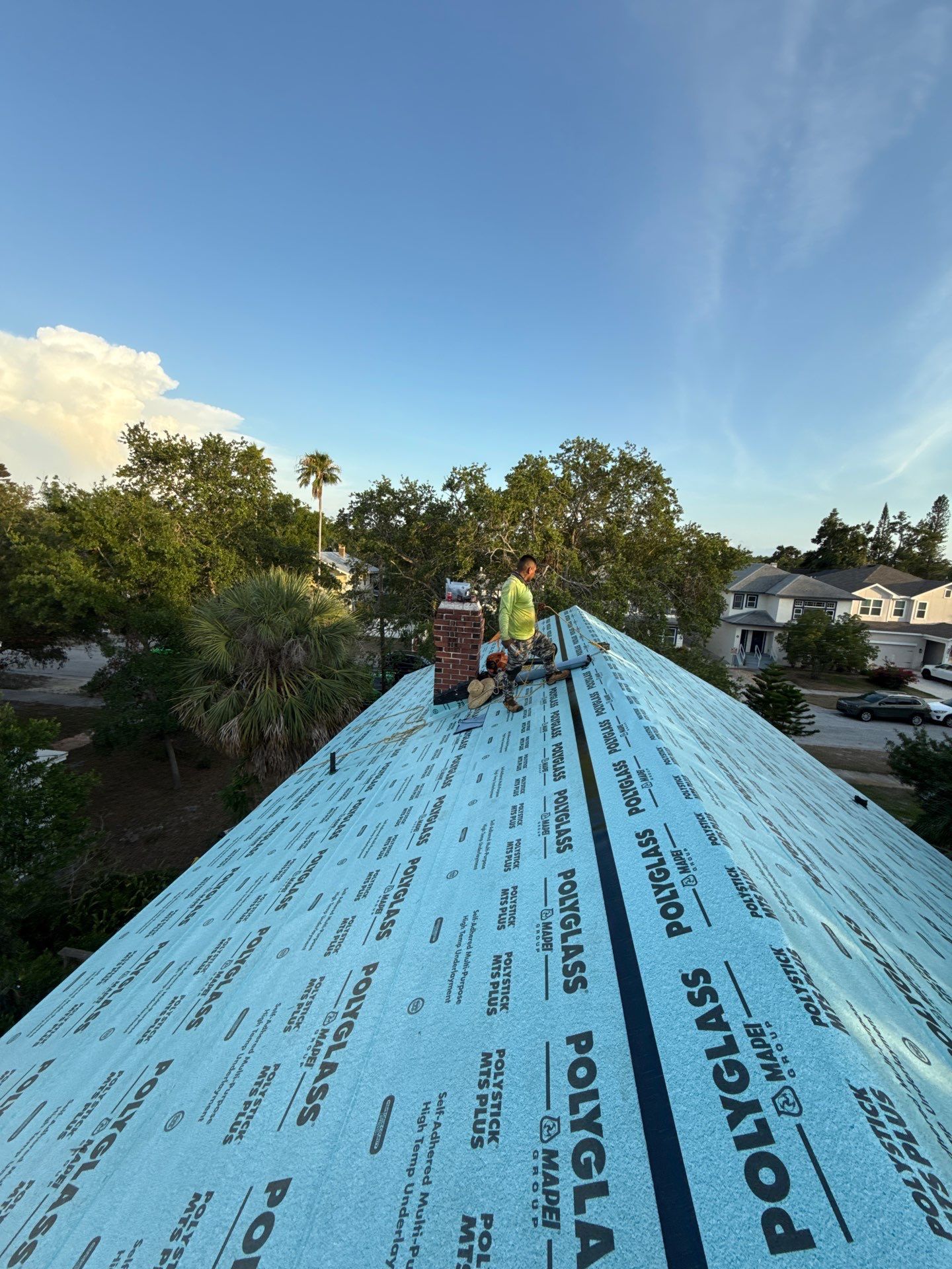 Project in St. Petersburg by Mitchell Roofing Company LLC