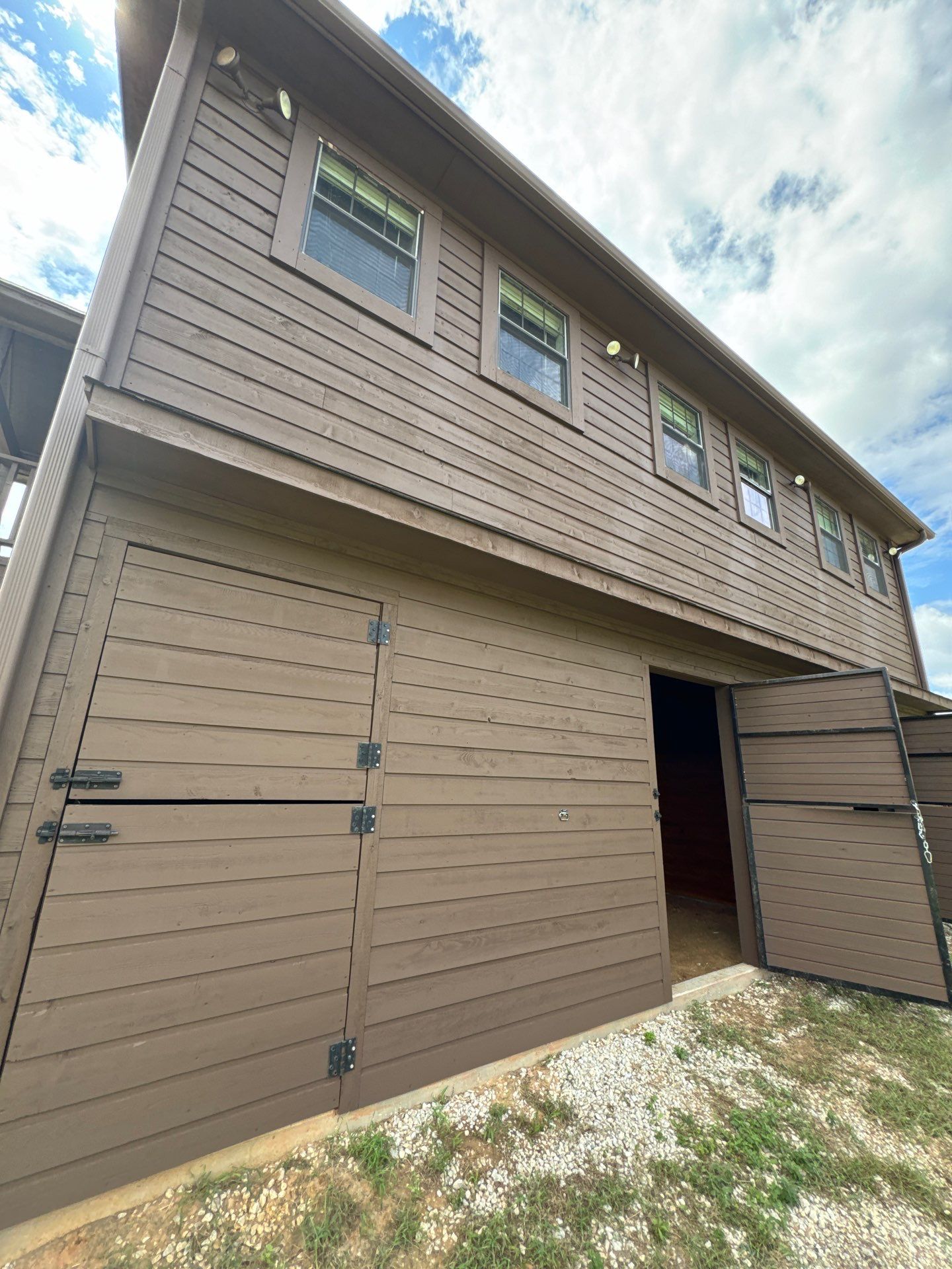Exterior Staining Project - Flint, Texas by Quality Coats Painting