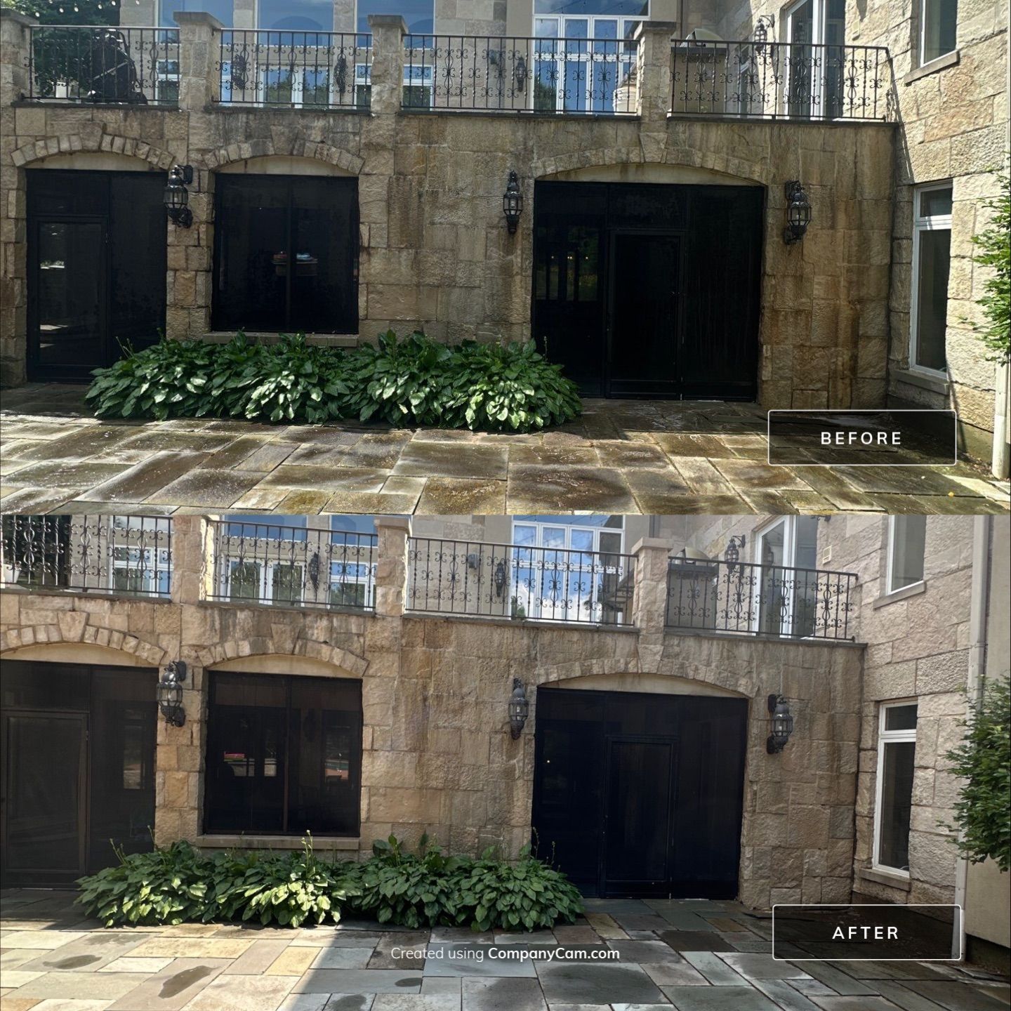 Project in South Barrington by Simmons Power & Soft Washing