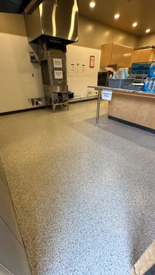 Commercial Kitchen Floor Transformation using Mt Everest