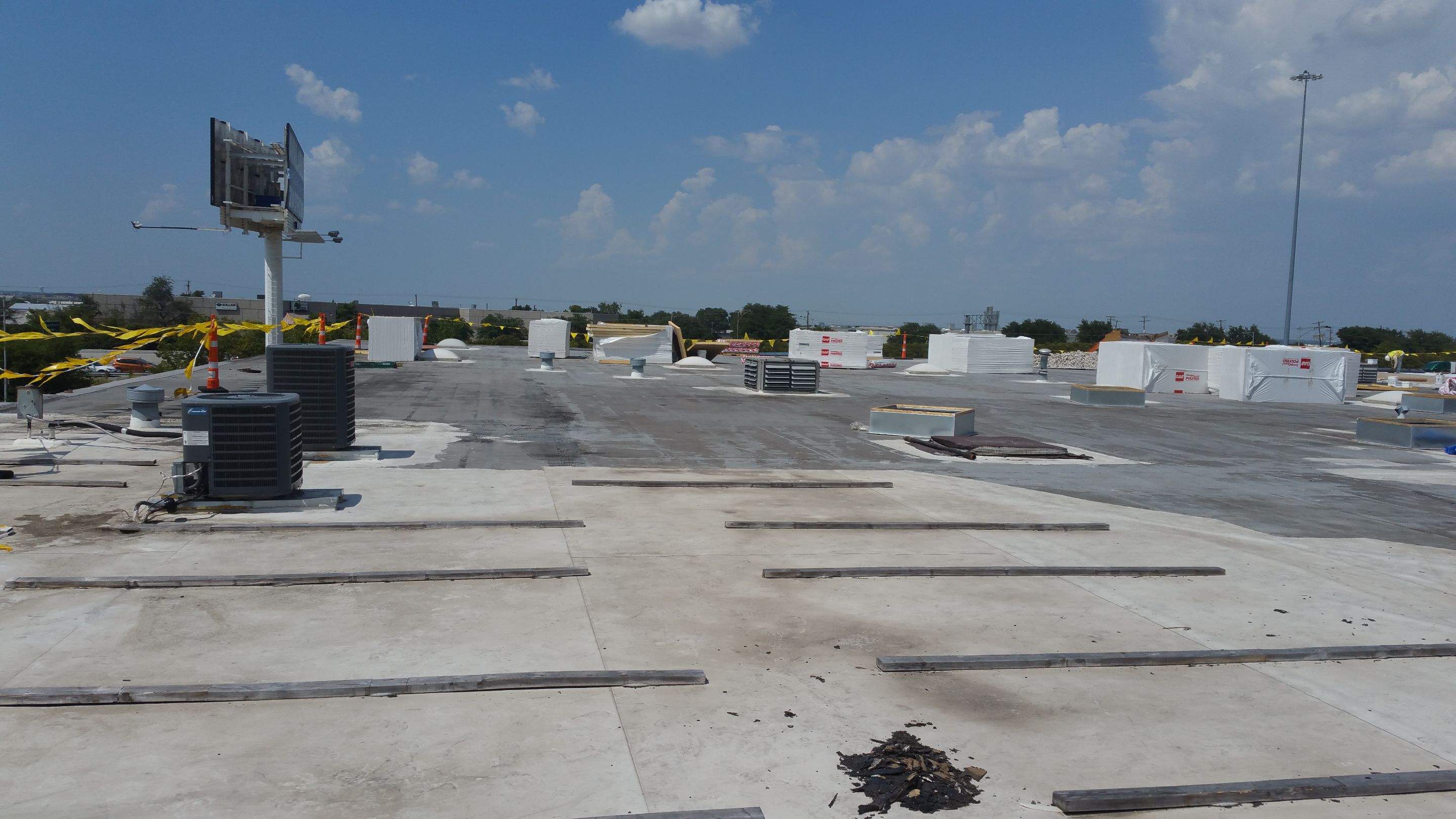Massive Storm Damage Project - Factory in Arlington by First United Roofing & Construction