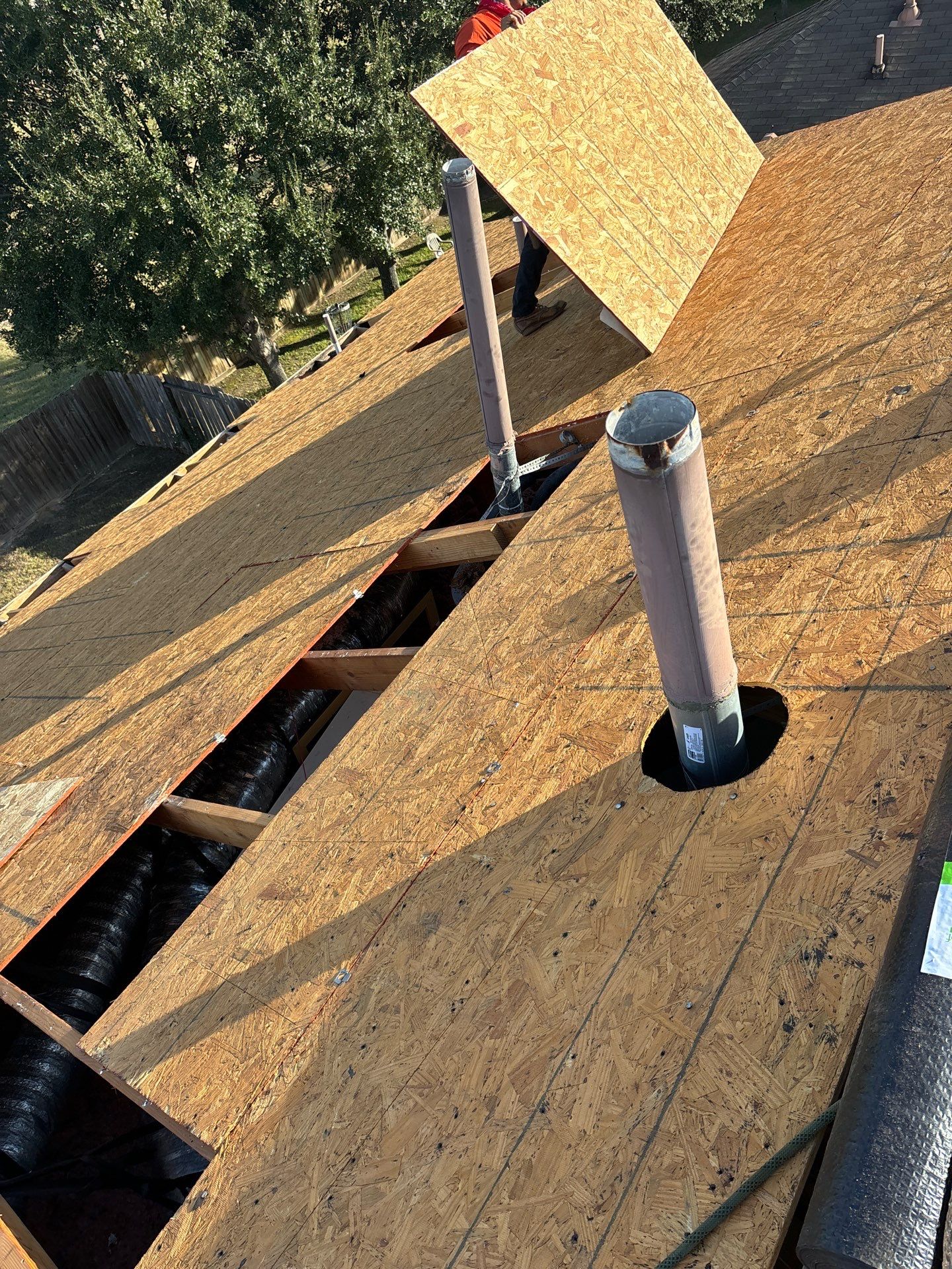 Residential Roofing Installation using Owen's Corning Duration (Lifetime) Shingles by Roof Repair Company
