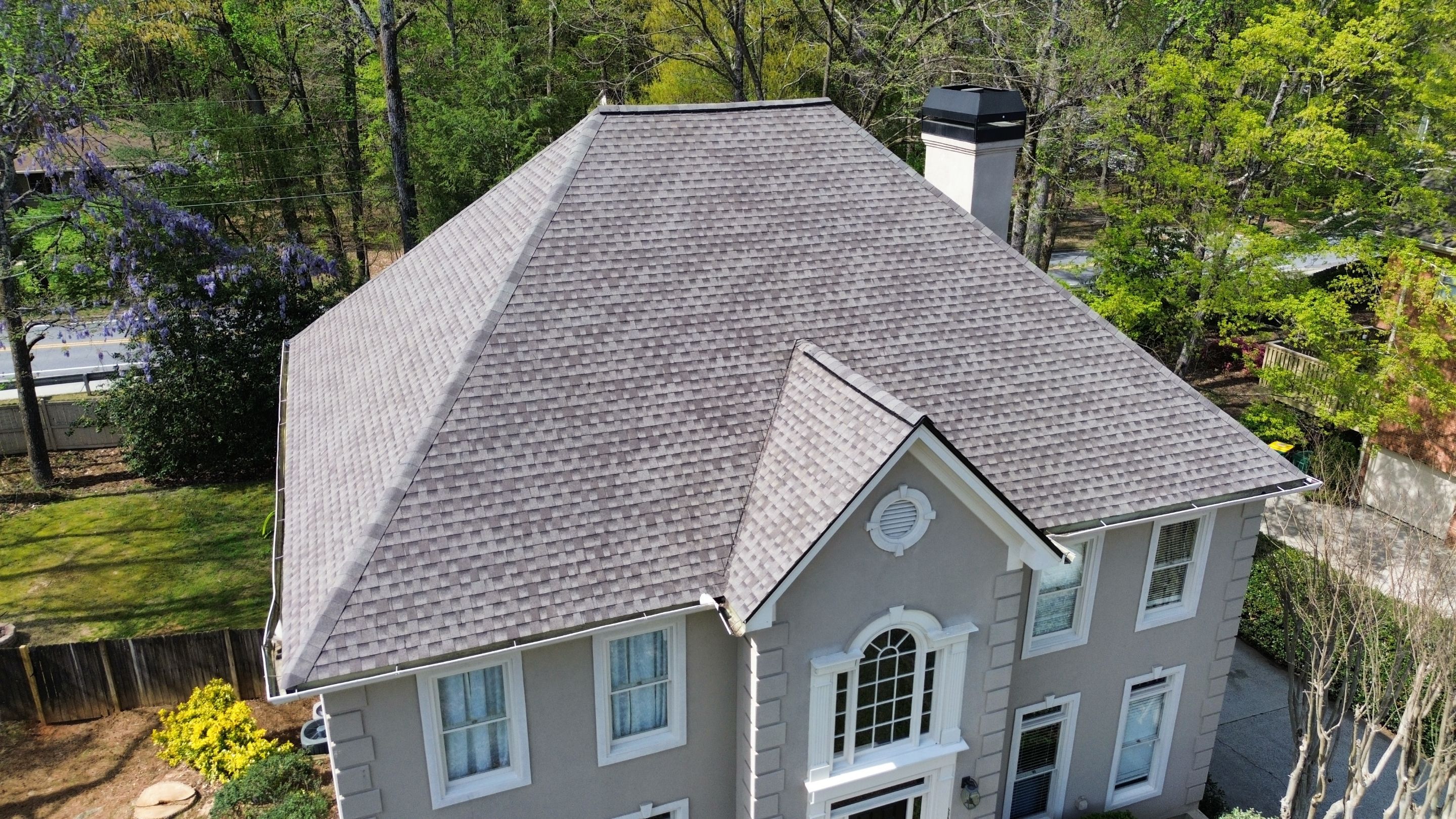 Atlanta, GA Roof Replacement GAF Timberline HDZ Weathered Wood by Reset Roofing