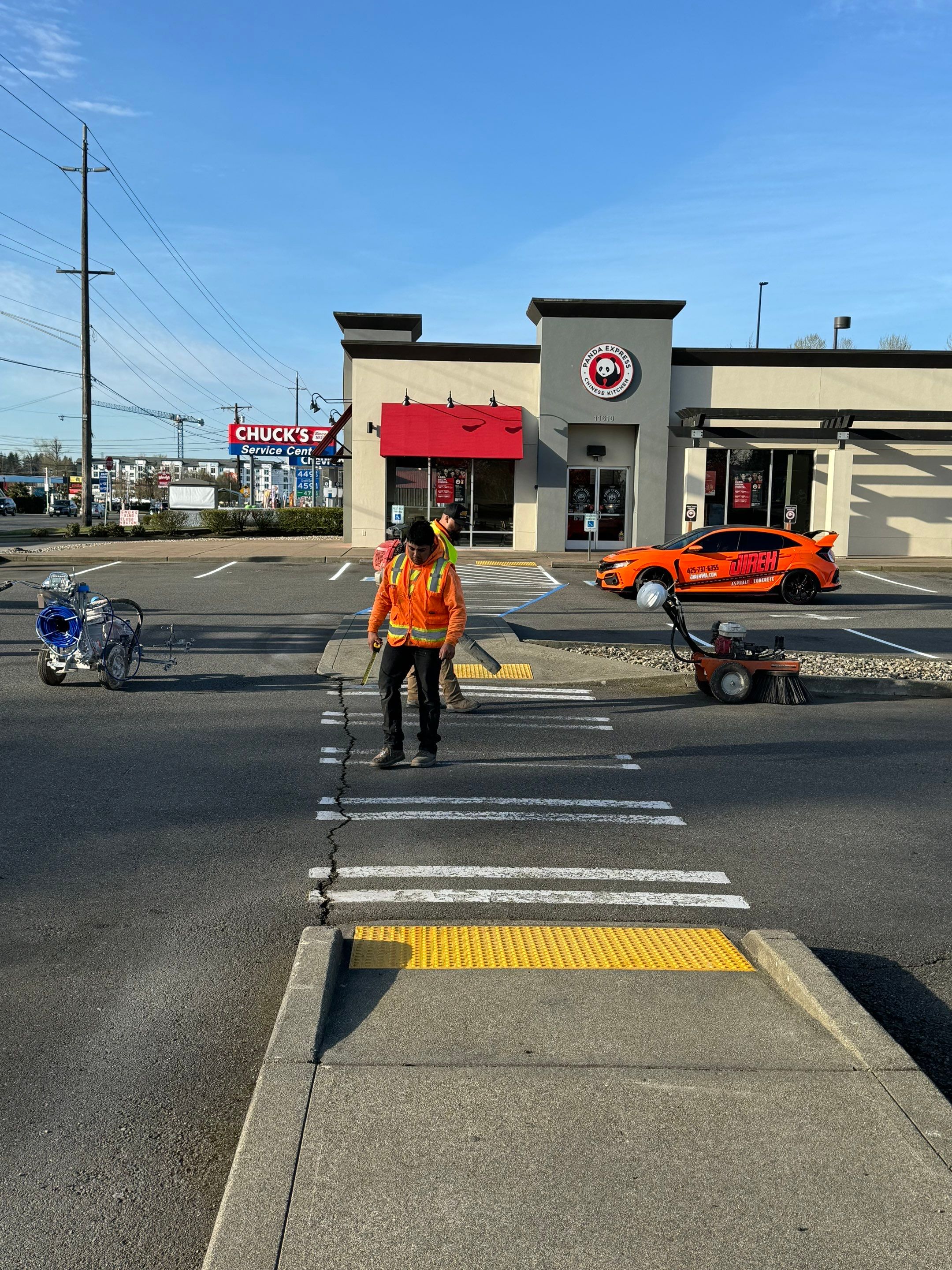 Panda Express | Striping  by Jireh Asphalt & Concrete Inc 